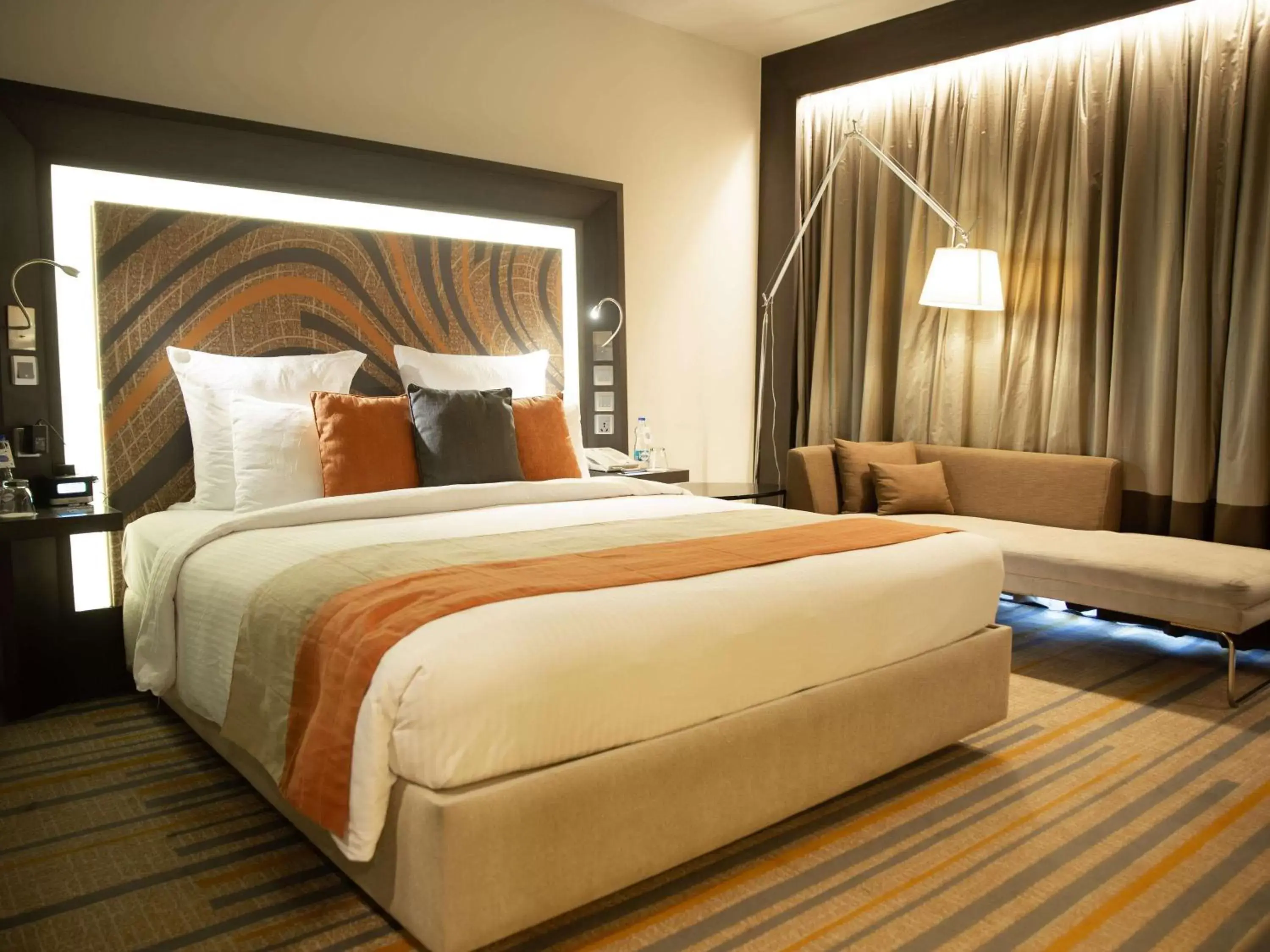 Photo of the whole room, Bed in Novotel Kolkata Hotel and Residences