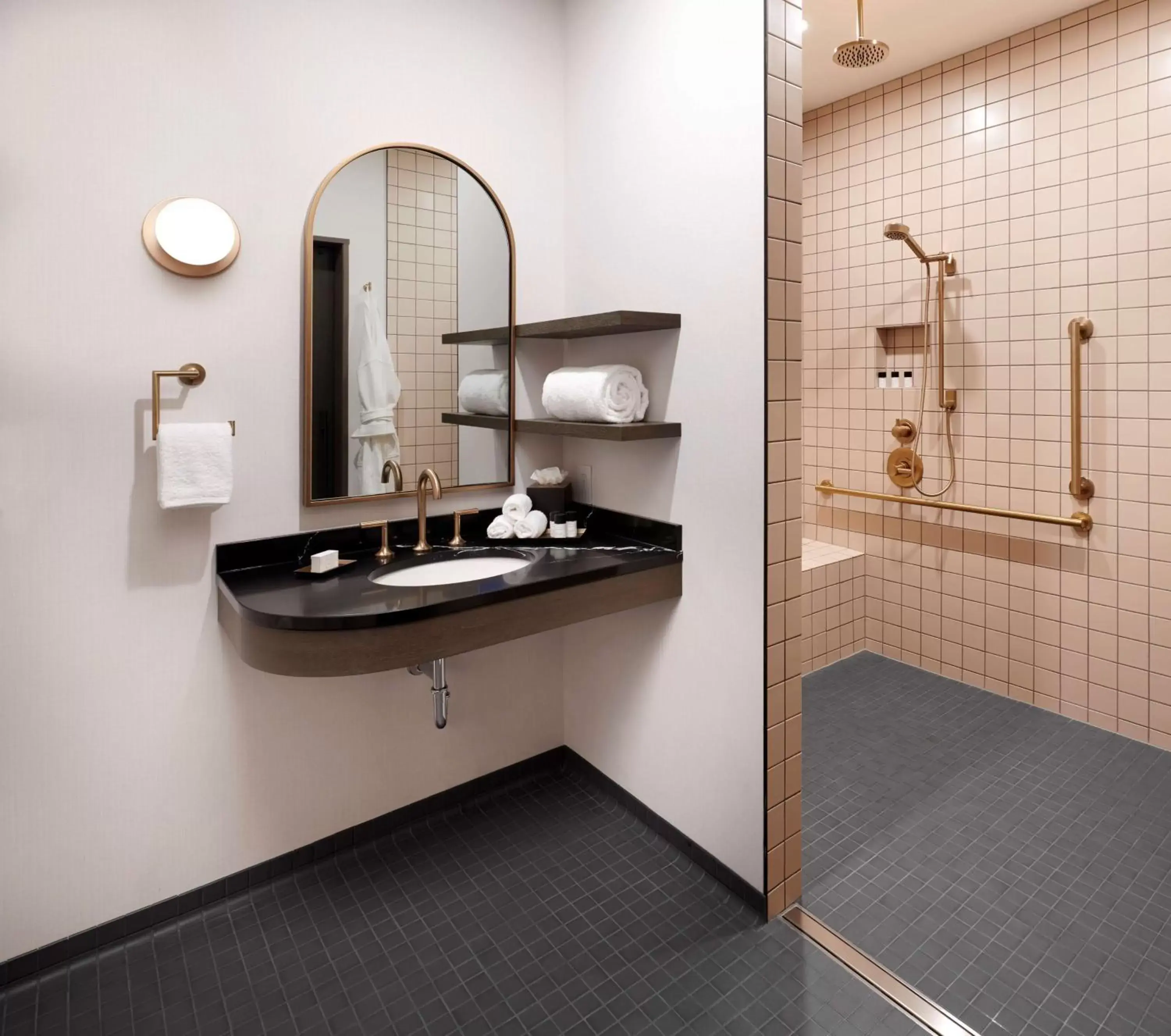 Bathroom in The Westley Calgary Downtown, Tapestry Collection By Hilton Bathroom in The Westley Calgary Downtown, Tapestry Collection By Hilton