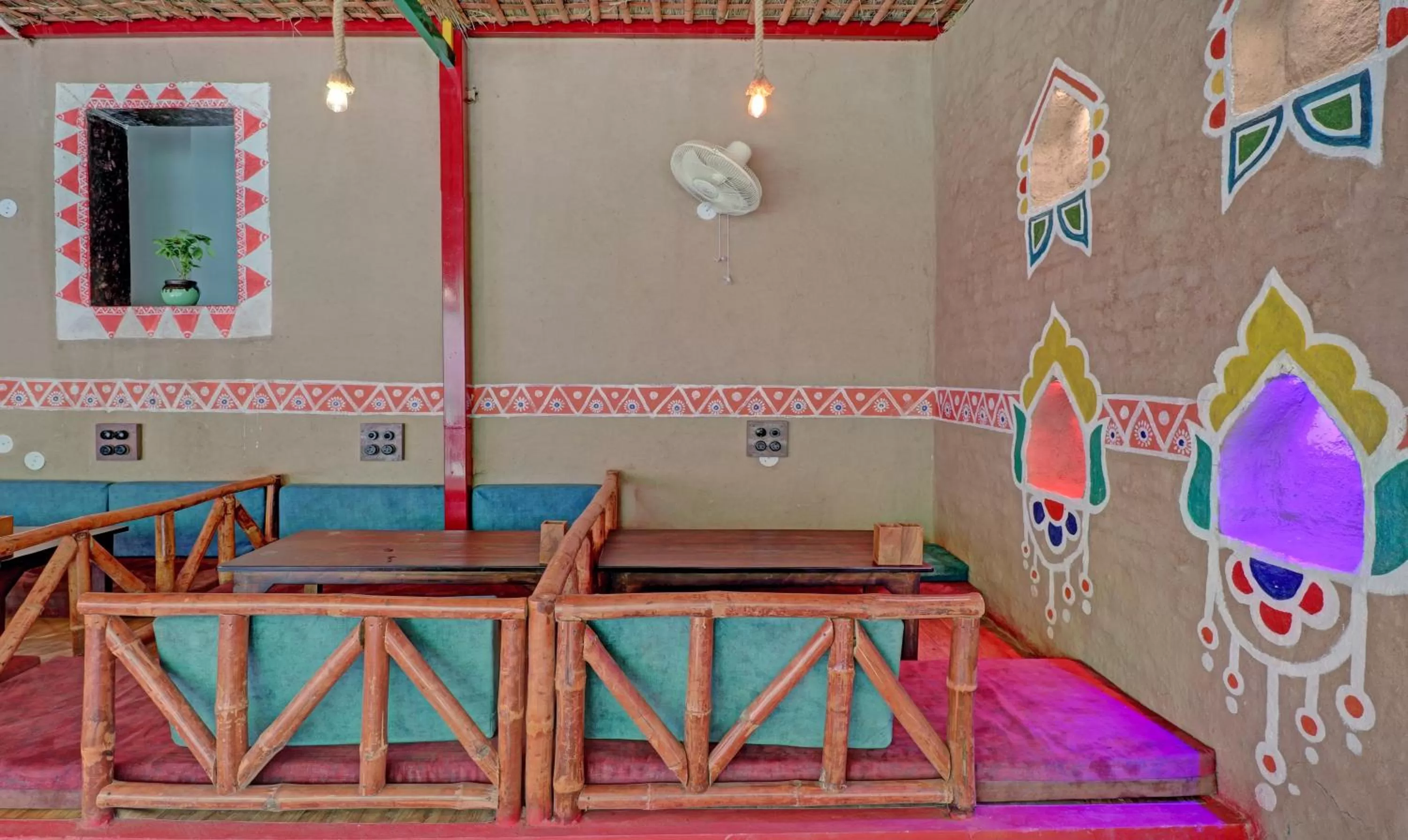 Living room in Hotel Hidden Delight Rishikesh