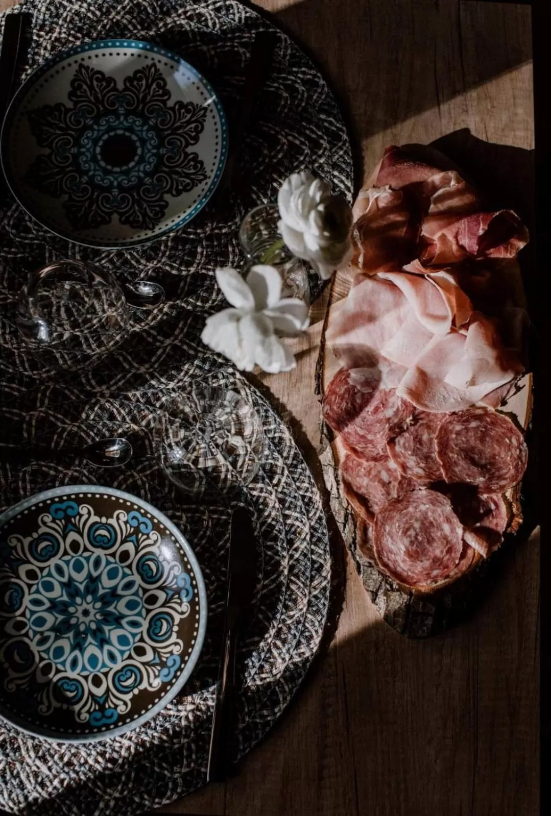 Food in Panoramic Villa Garassino - country rooms and fine restaurant