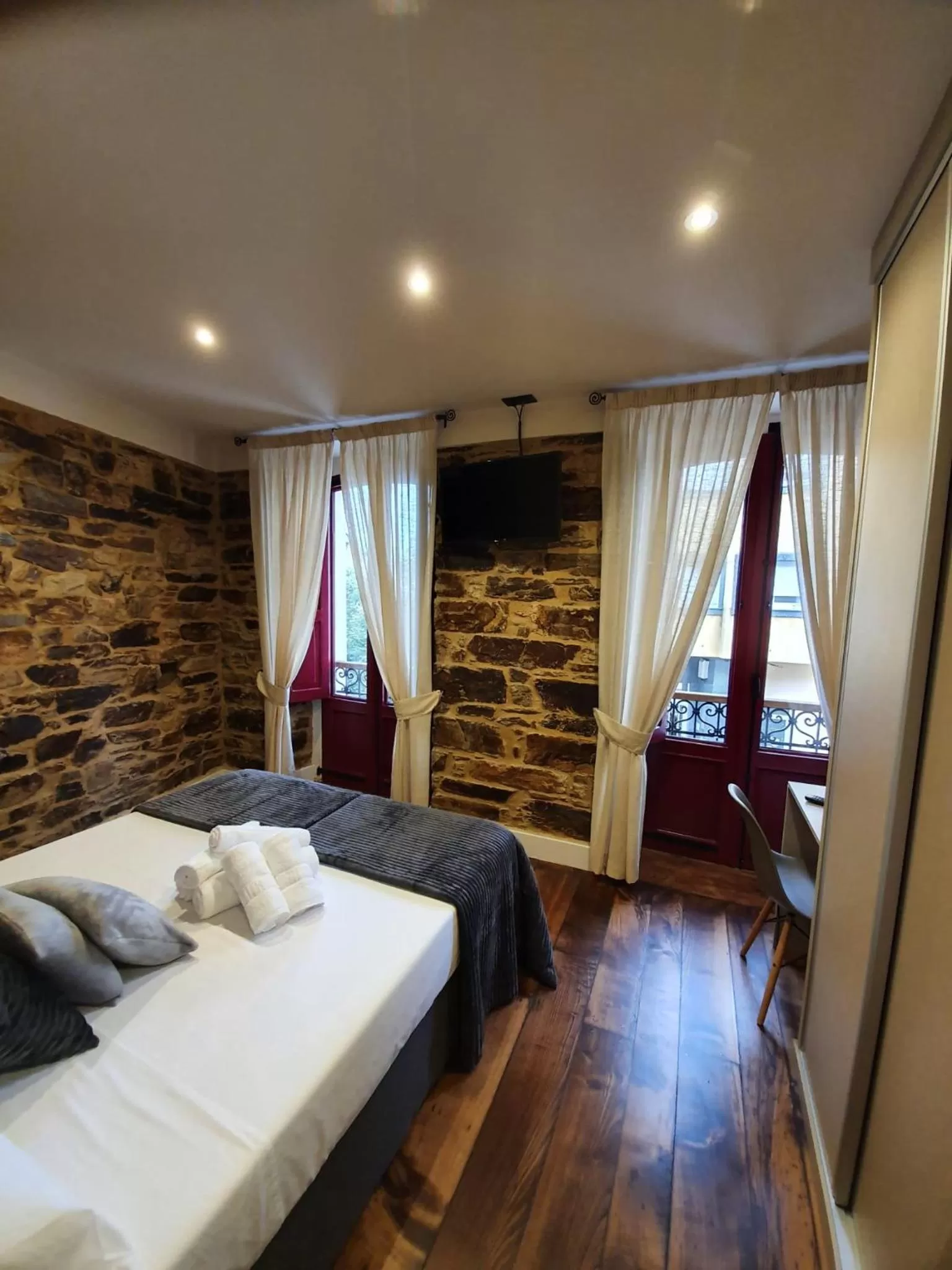 Bed in Albergue Casa Cuartel