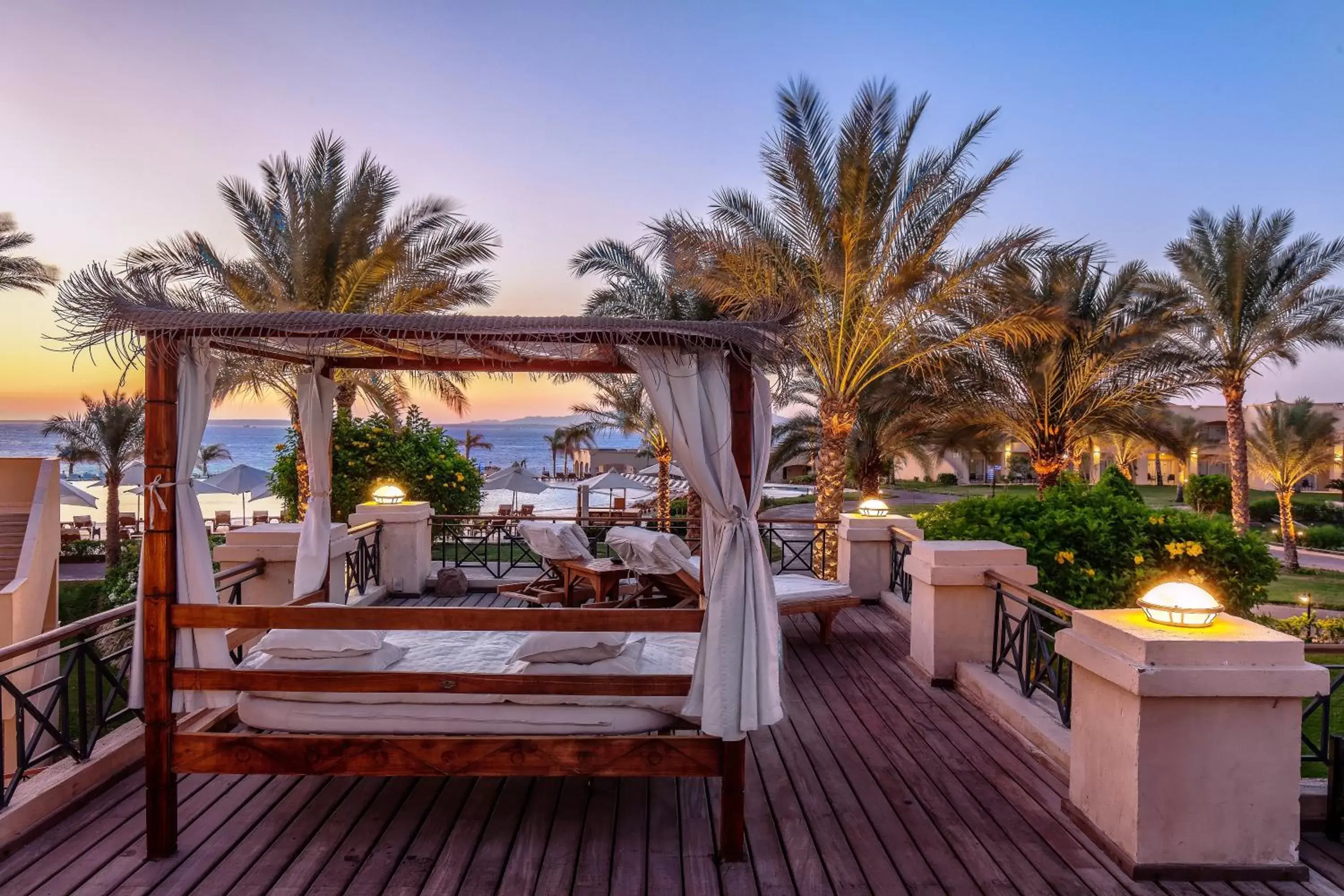 Patio in Cleopatra Luxury Resort Sharm El Sheikh