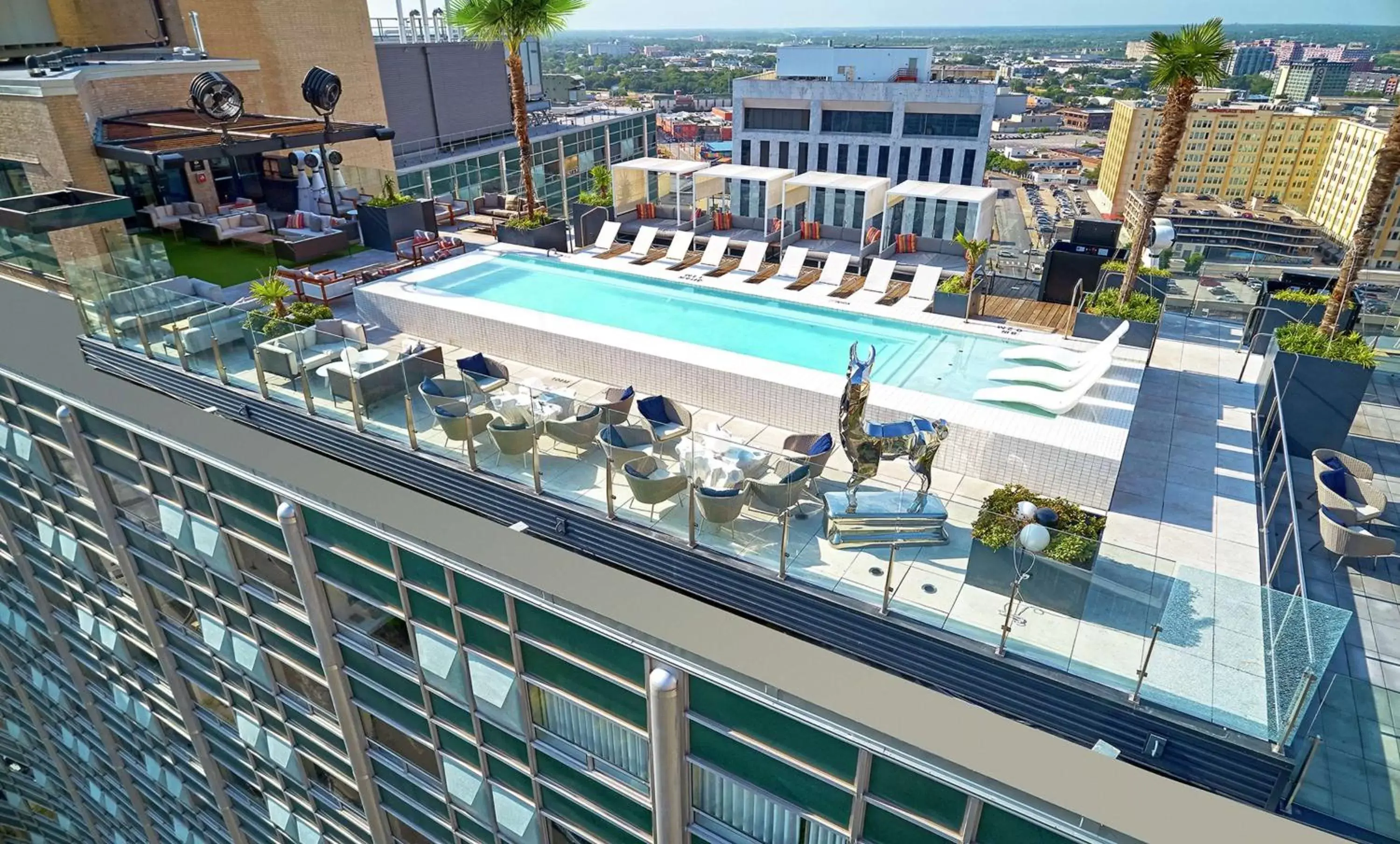 Property building, Pool View in The Statler Dallas, Curio Collection By Hilton