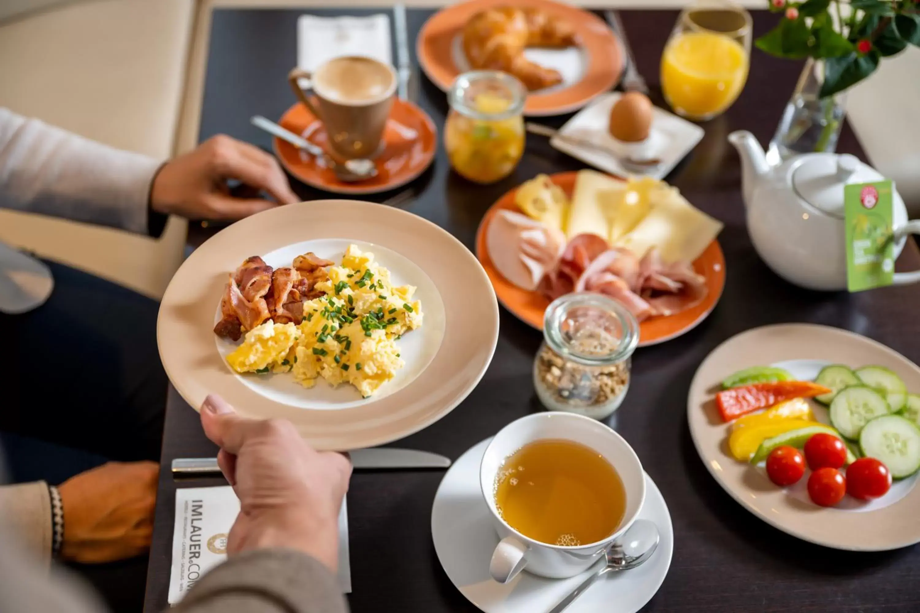 Food close-up in Hotel am Mirabellplatz