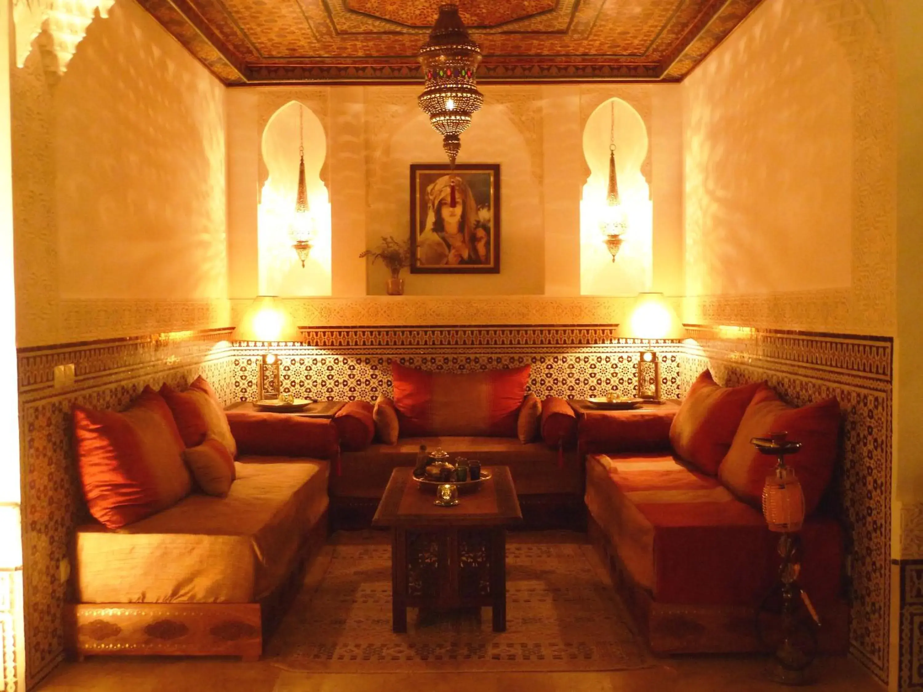 Patio, Lounge/Bar in Riad Viva