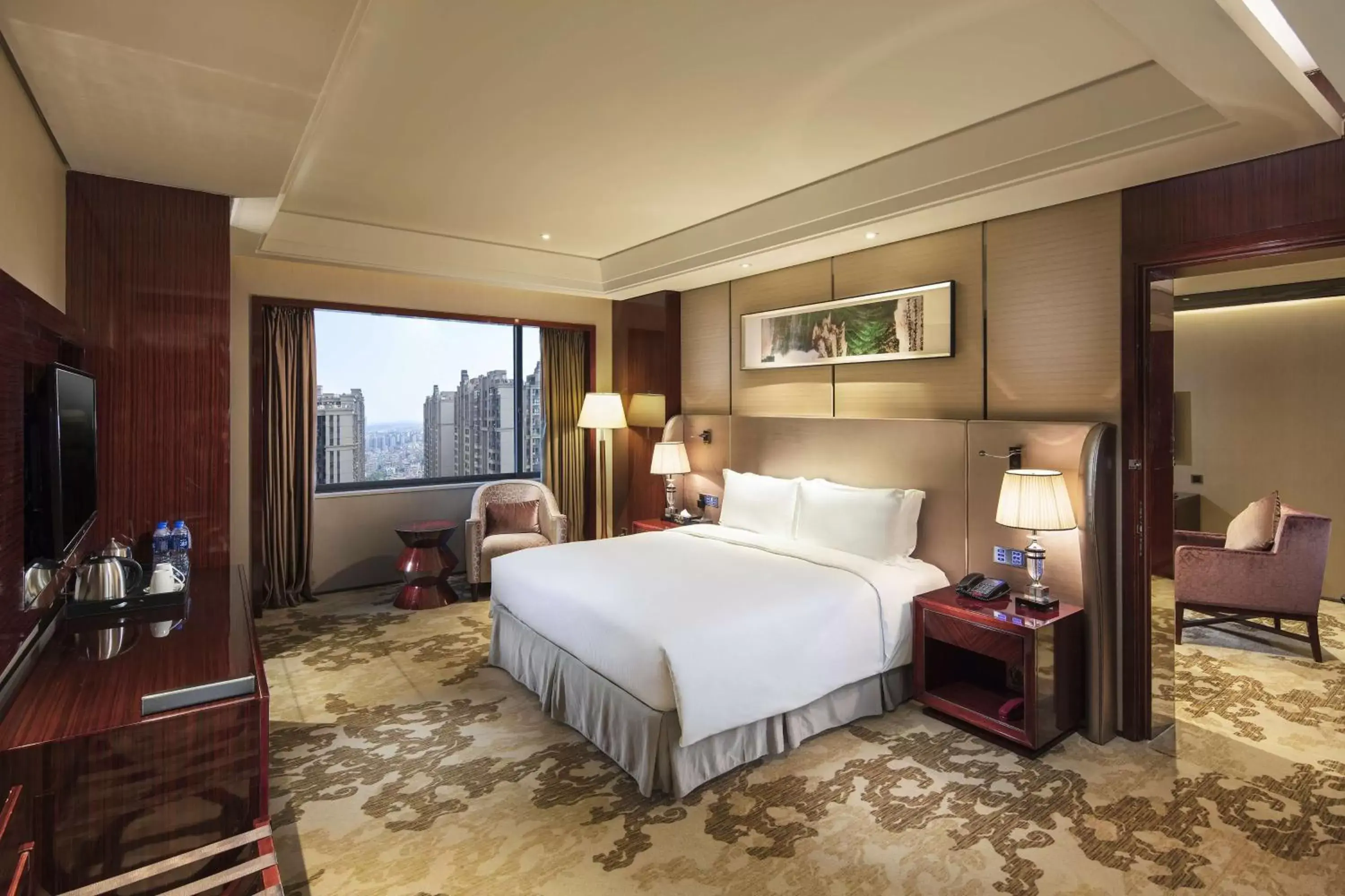 Bedroom, Bed in Hilton Foshan