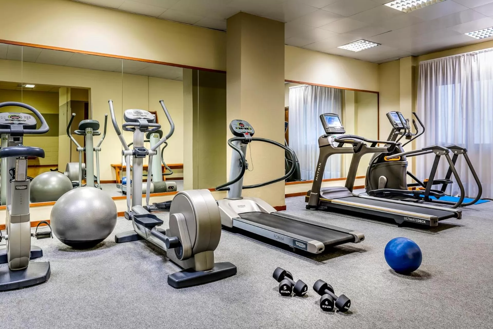 Fitness centre/facilities in Best Western Cavalieri Della Corona