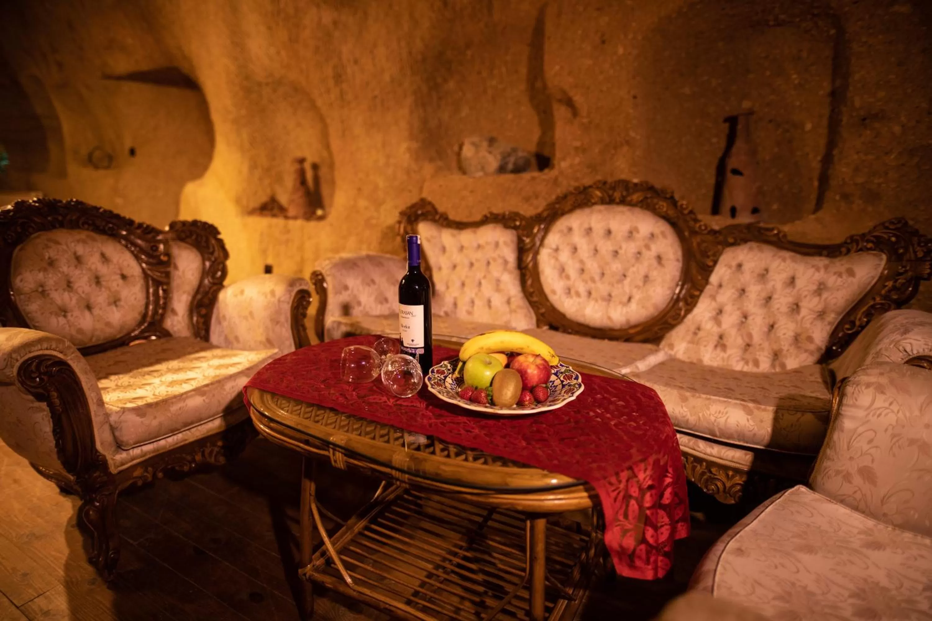 Food and drinks in 7 Oda Kapadokya Cave Hotel