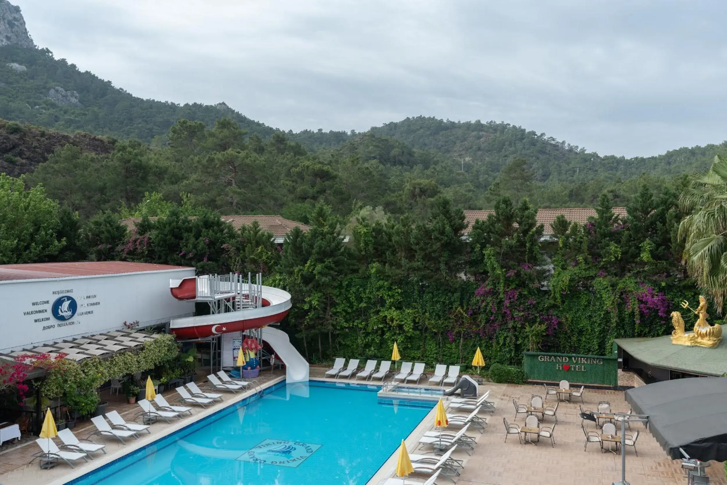 Pool View in Grand Viking Hotel