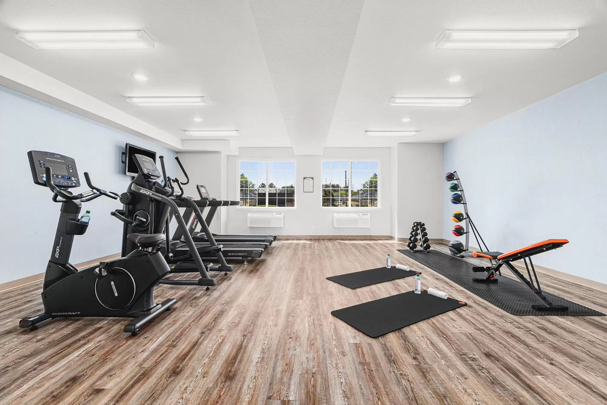 Fitness centre/facilities in The Ashley Inn & Suites