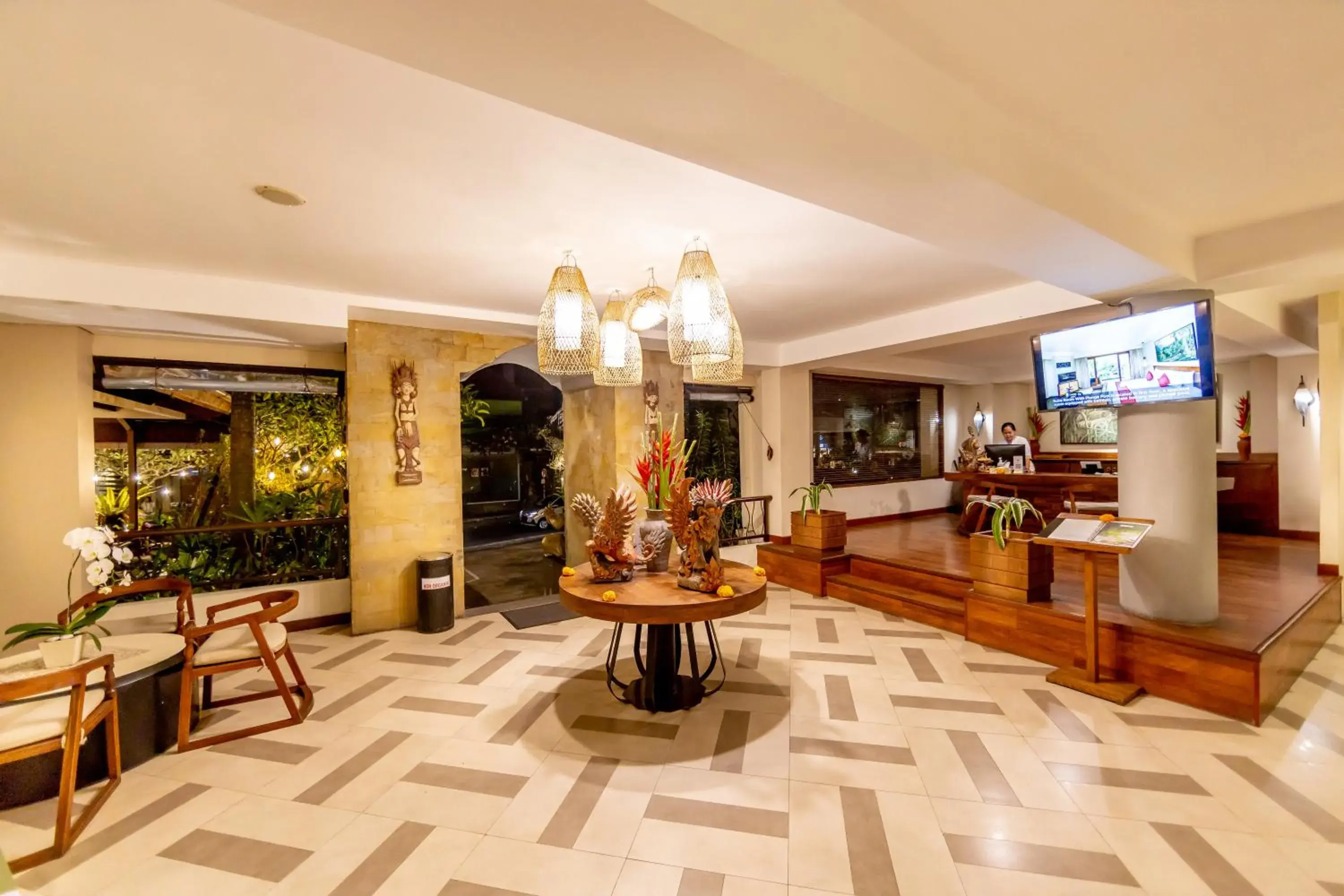Lobby or reception in Anumana Ubud Hotel Lobby or reception in Anumana Ubud Hotel