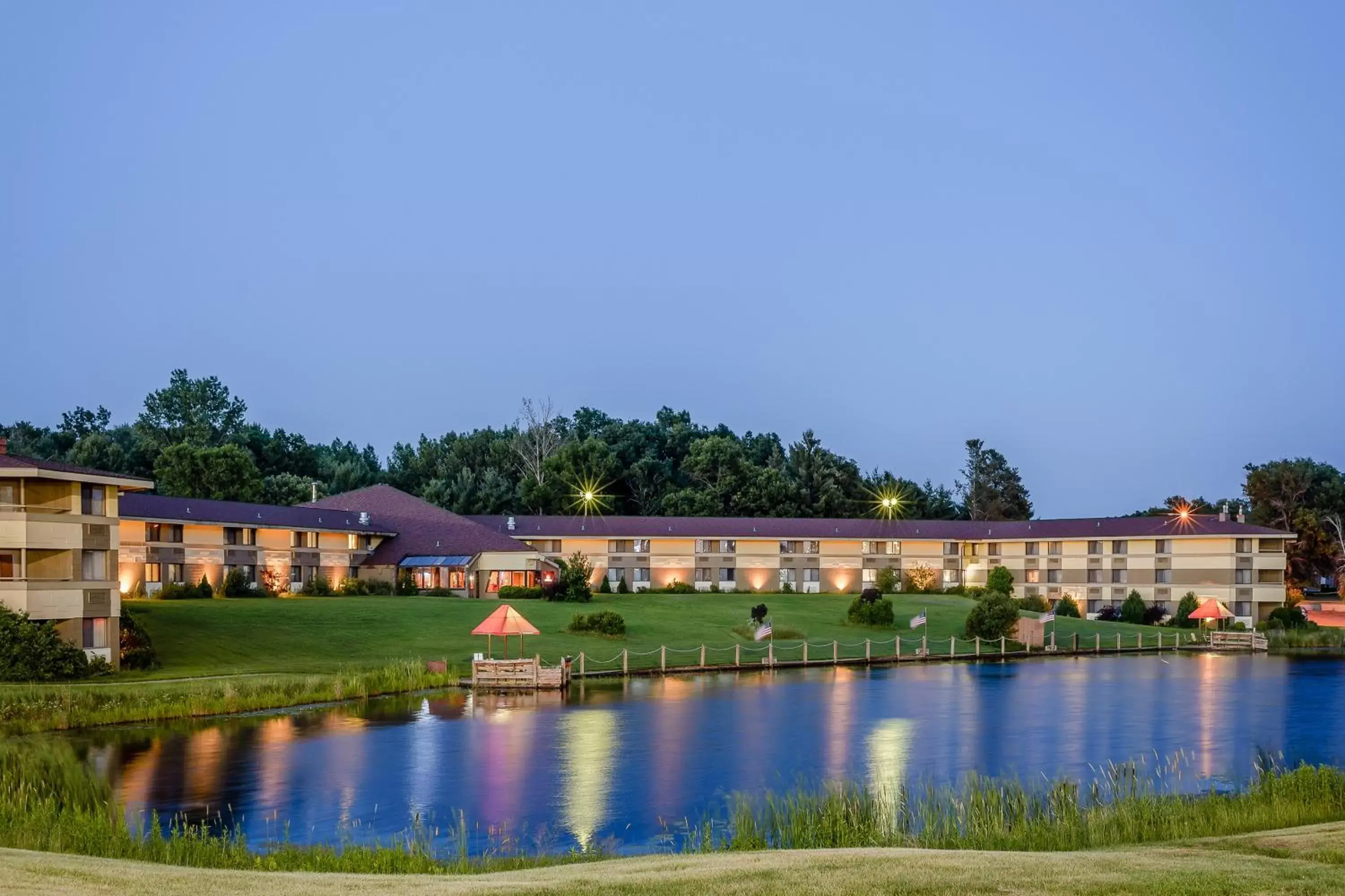 Swimming Pool in SureStay Plus Hotel by Best Western Black River Falls