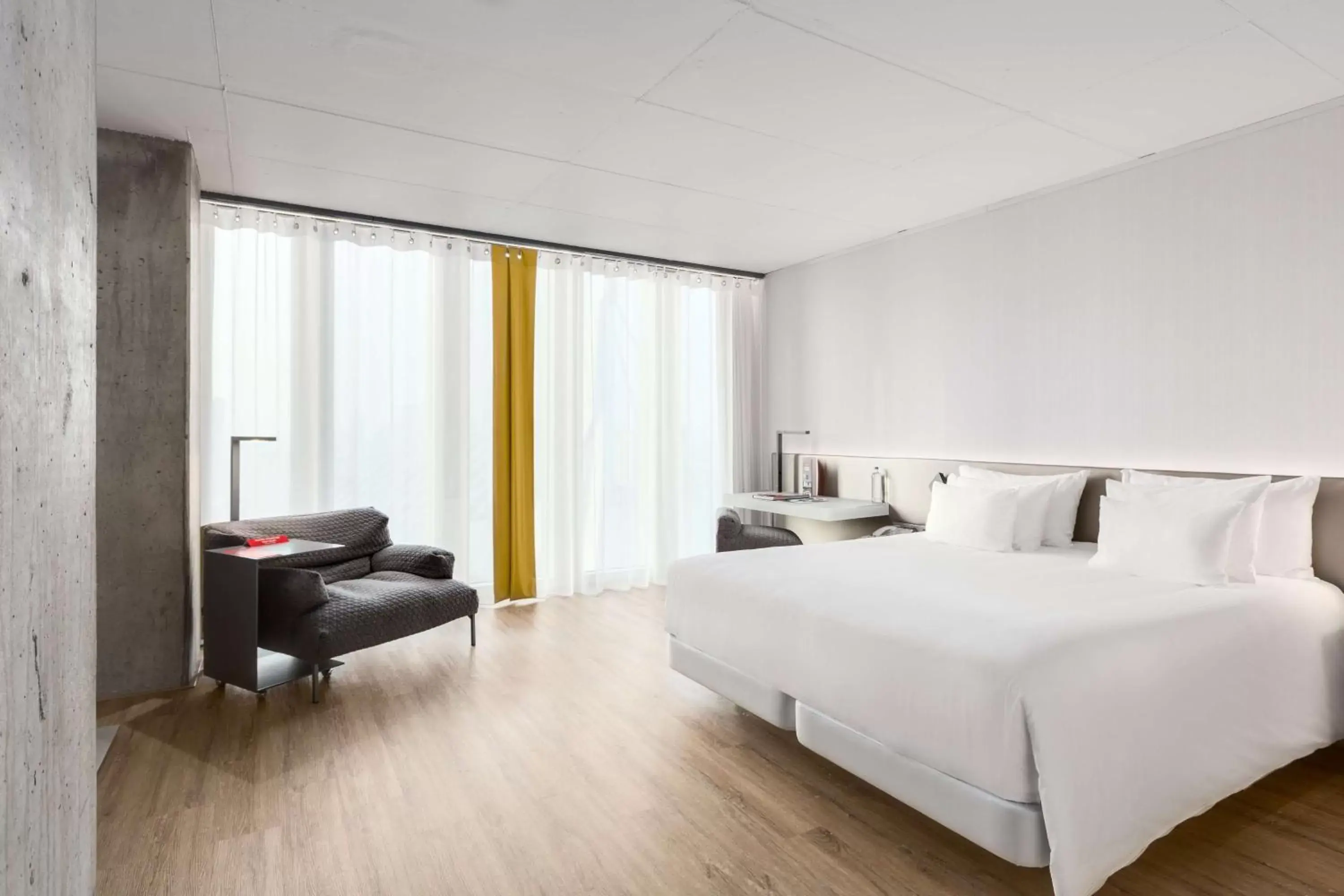 Bedroom, Bed in nhow Rotterdam