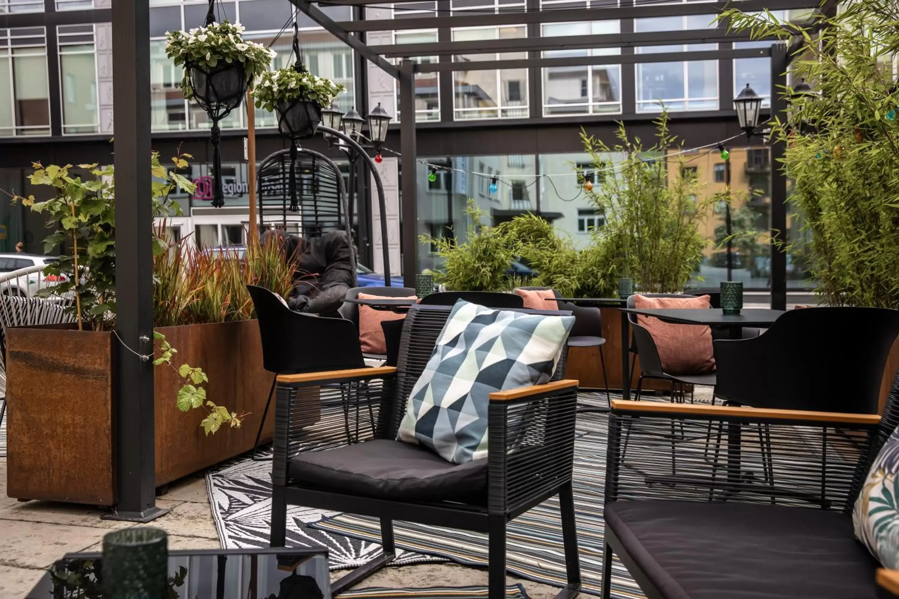Patio in Clarion Collection Hotel Uppsala