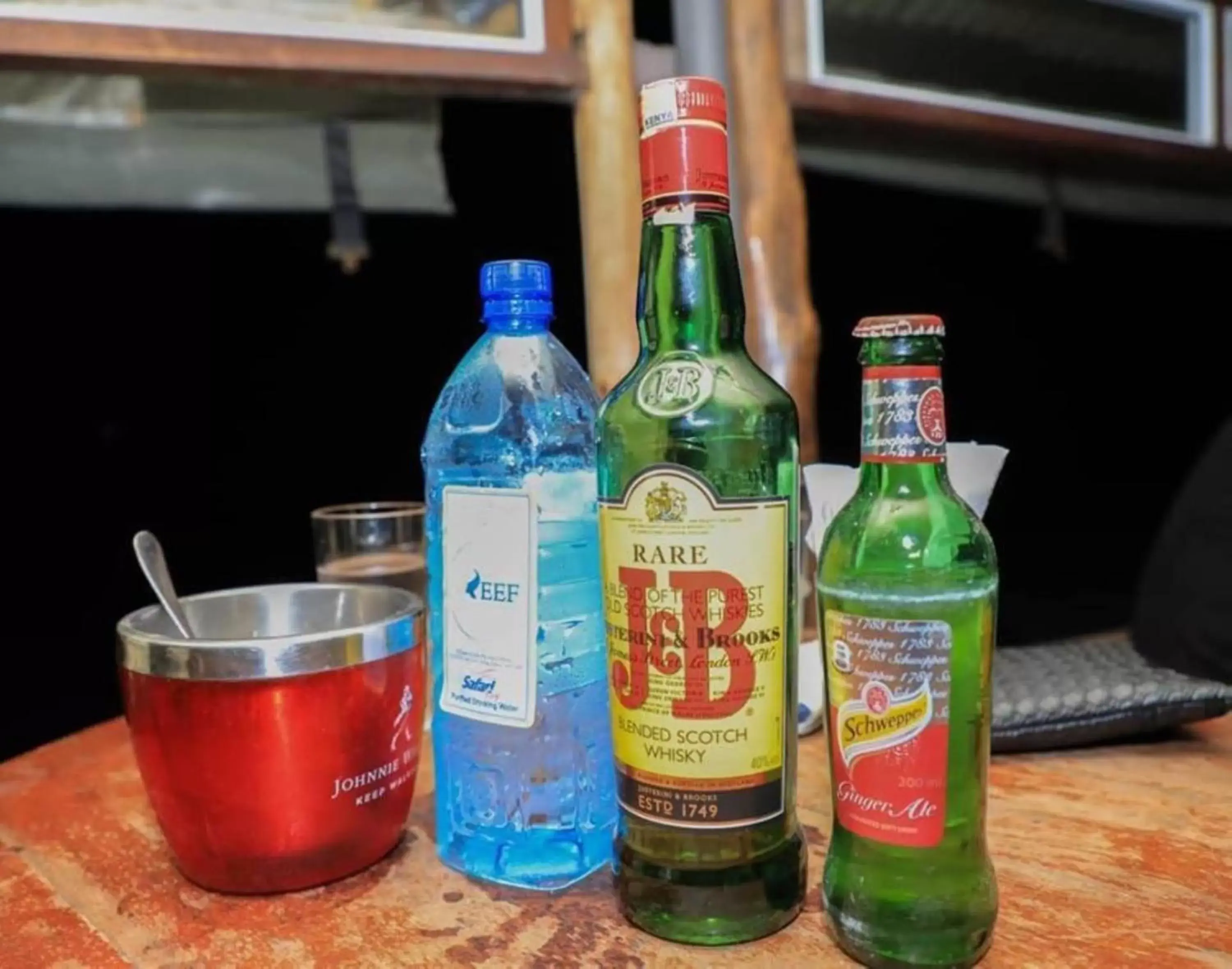 Drinks in Reef Hotel Mombasa