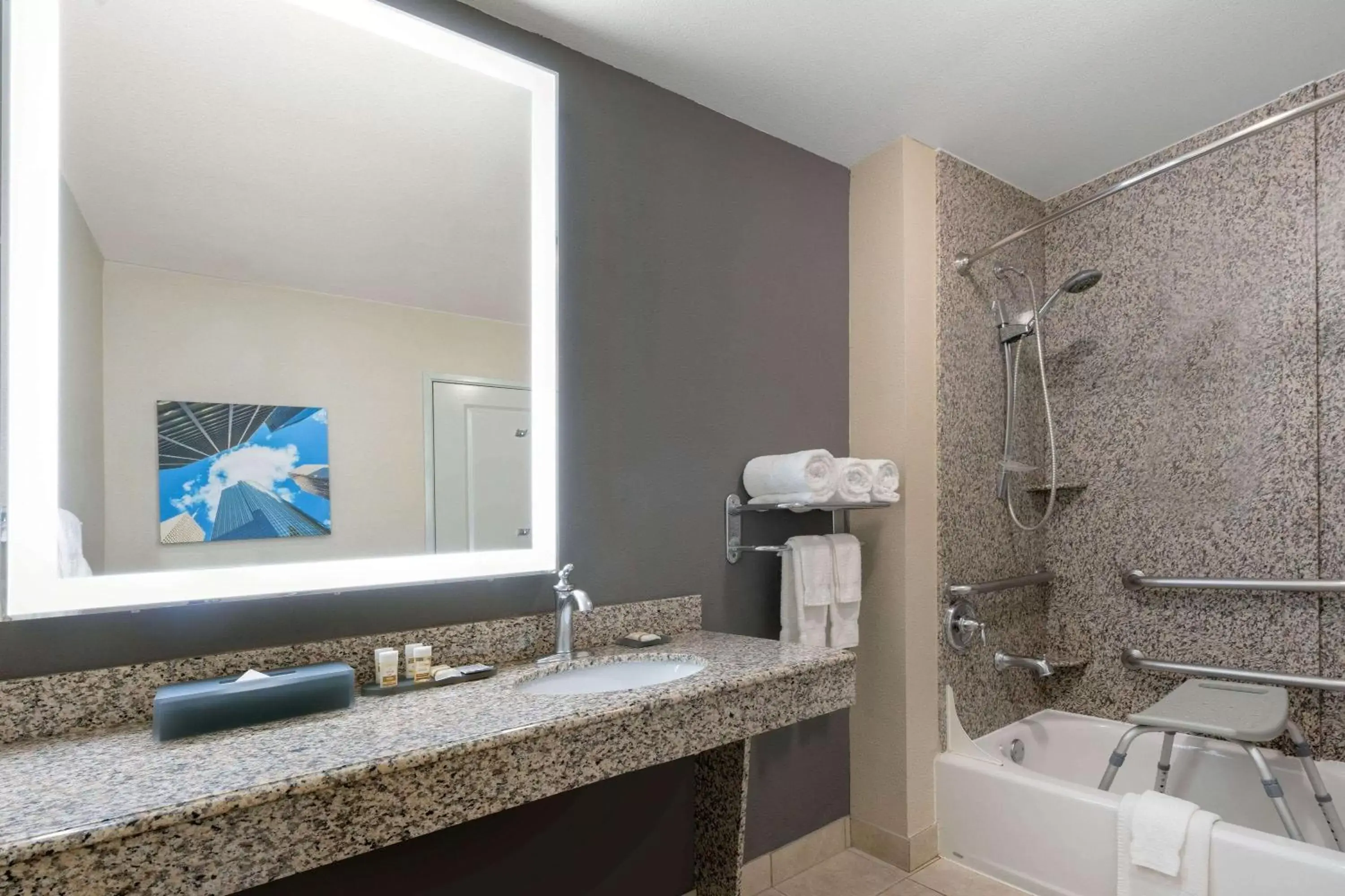 Bathroom in La Quinta by Wyndham Houston Energy Corridor