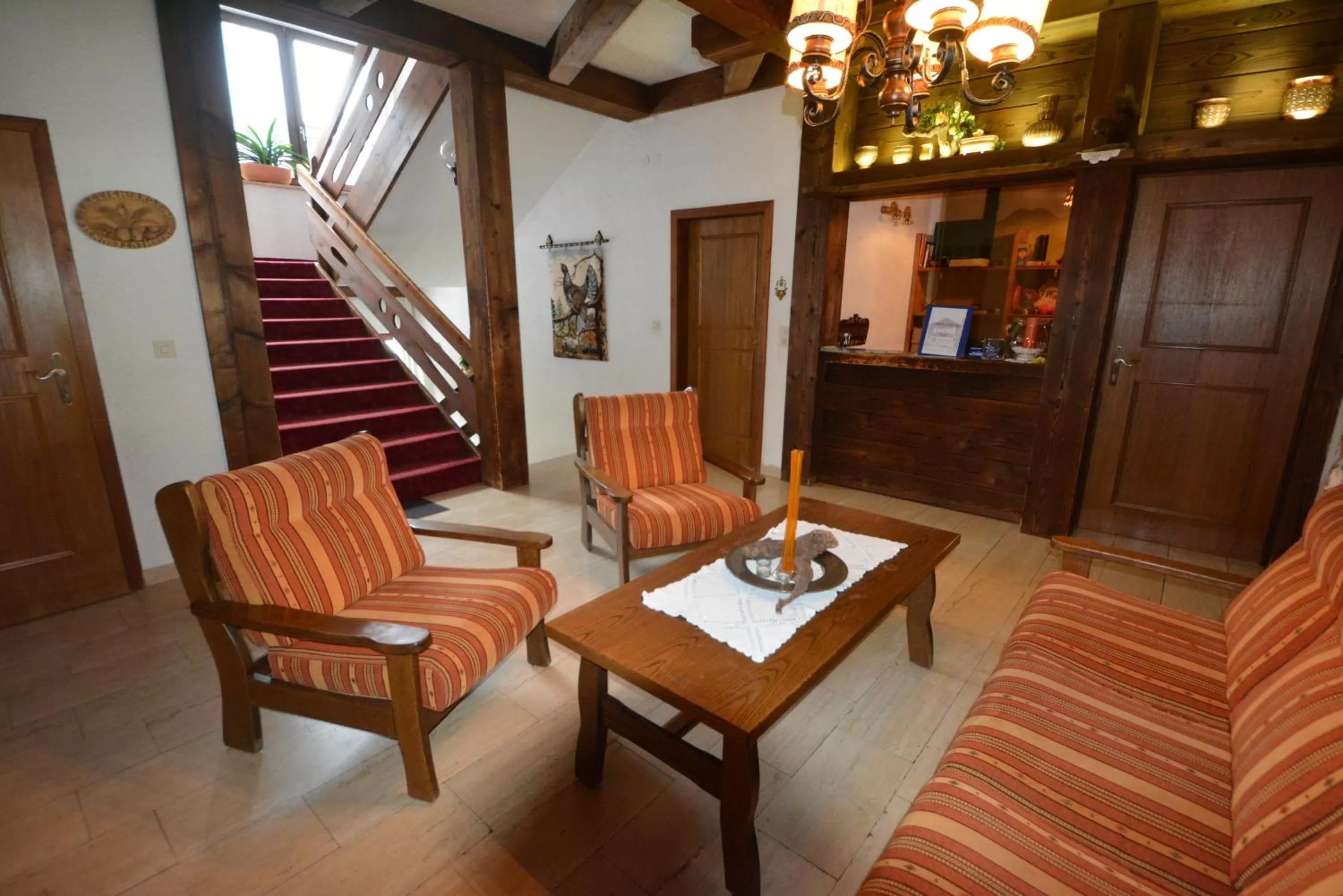 Lobby or reception in Haus Alpina by Châtel Reizen