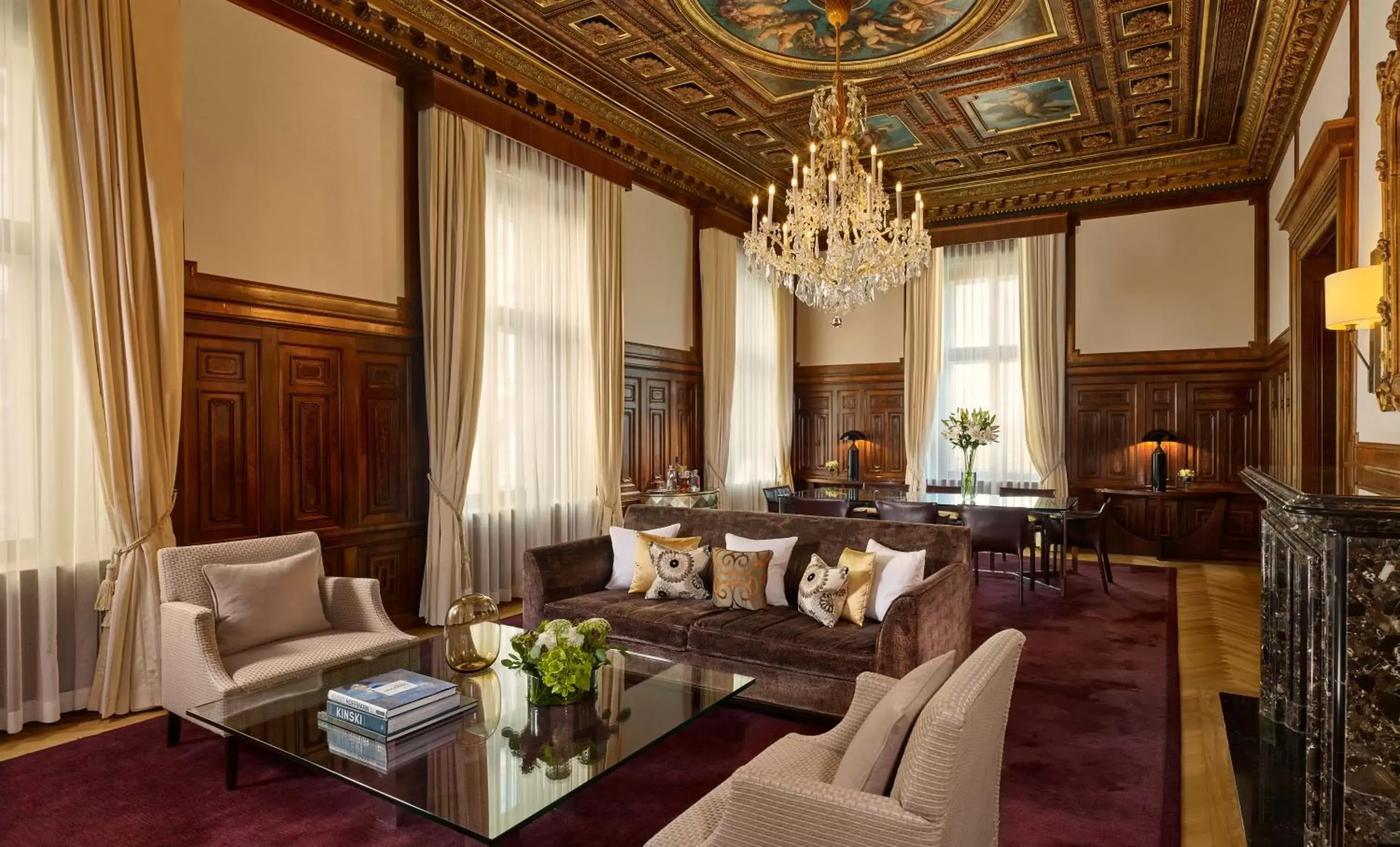 Living room, Seating Area in The Ritz-Carlton, Vienna