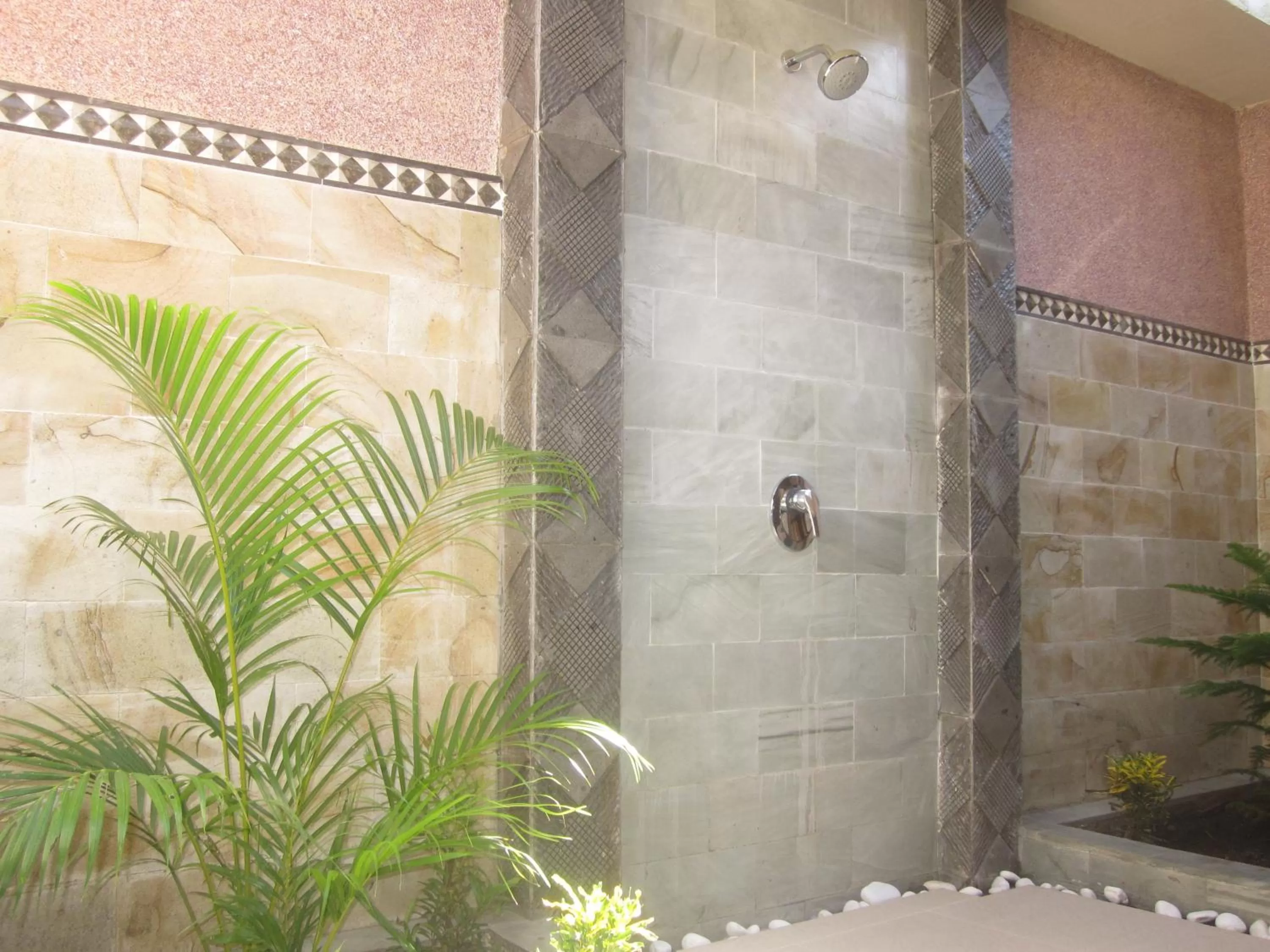 Shower in Sandy Beach Bungalows