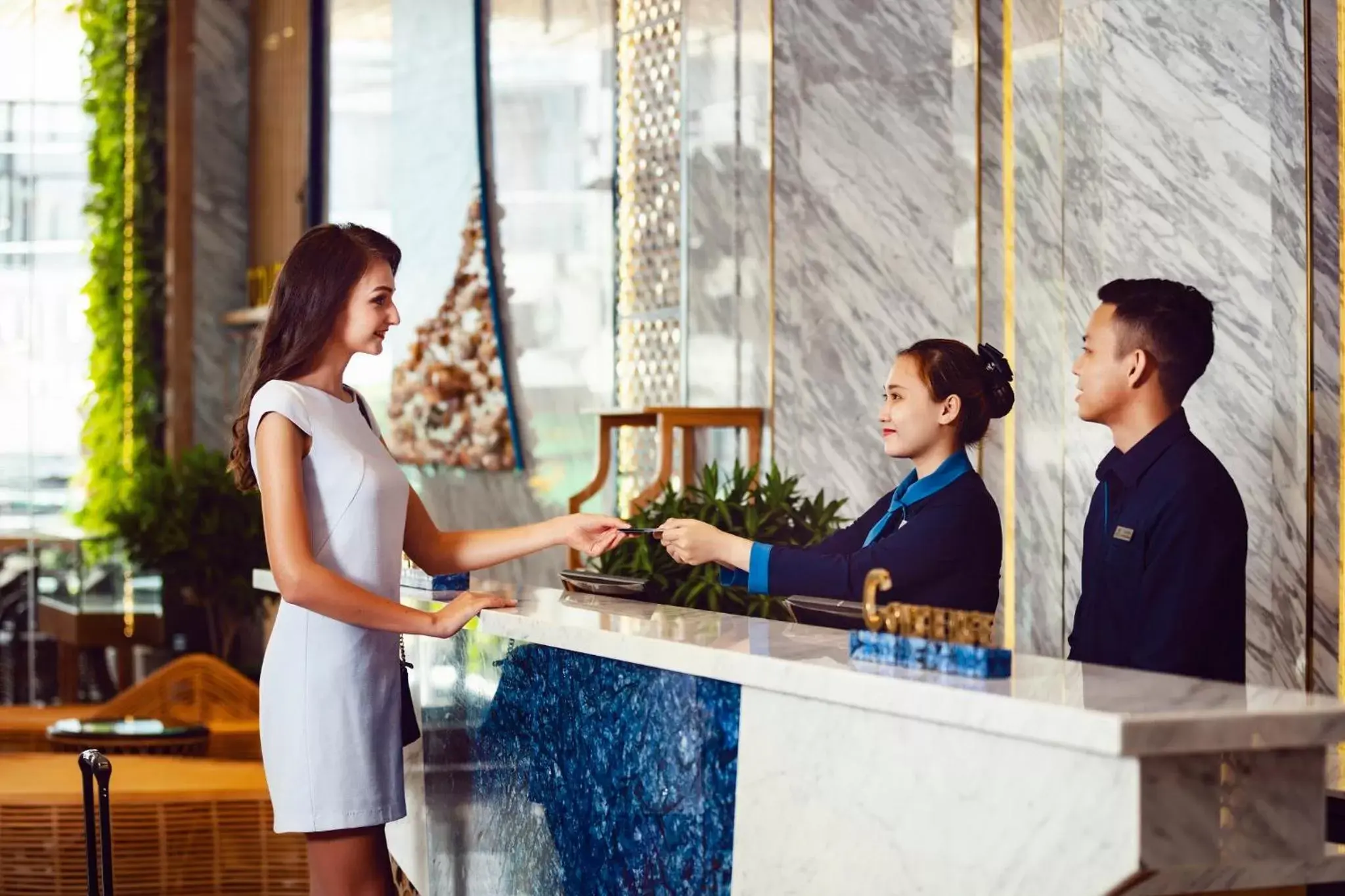 Lobby or reception in Erica Nha Trang Hotel