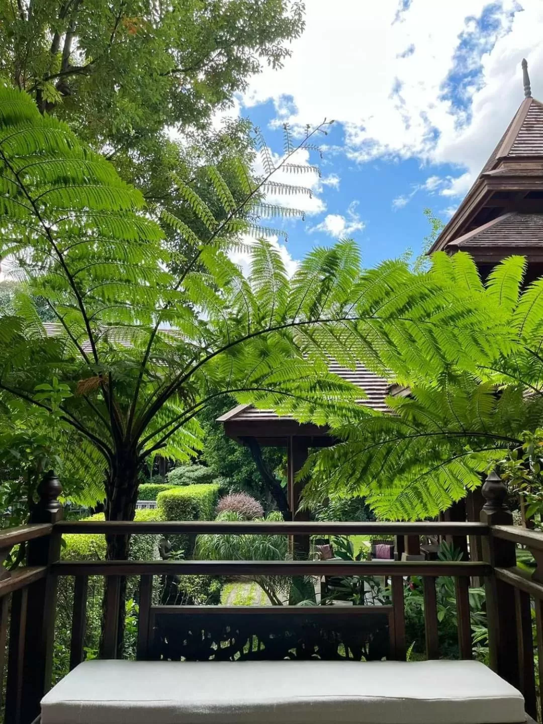 Balcony/Terrace in Amata Lanna Village อมตะล้านนาวิลเลจ
