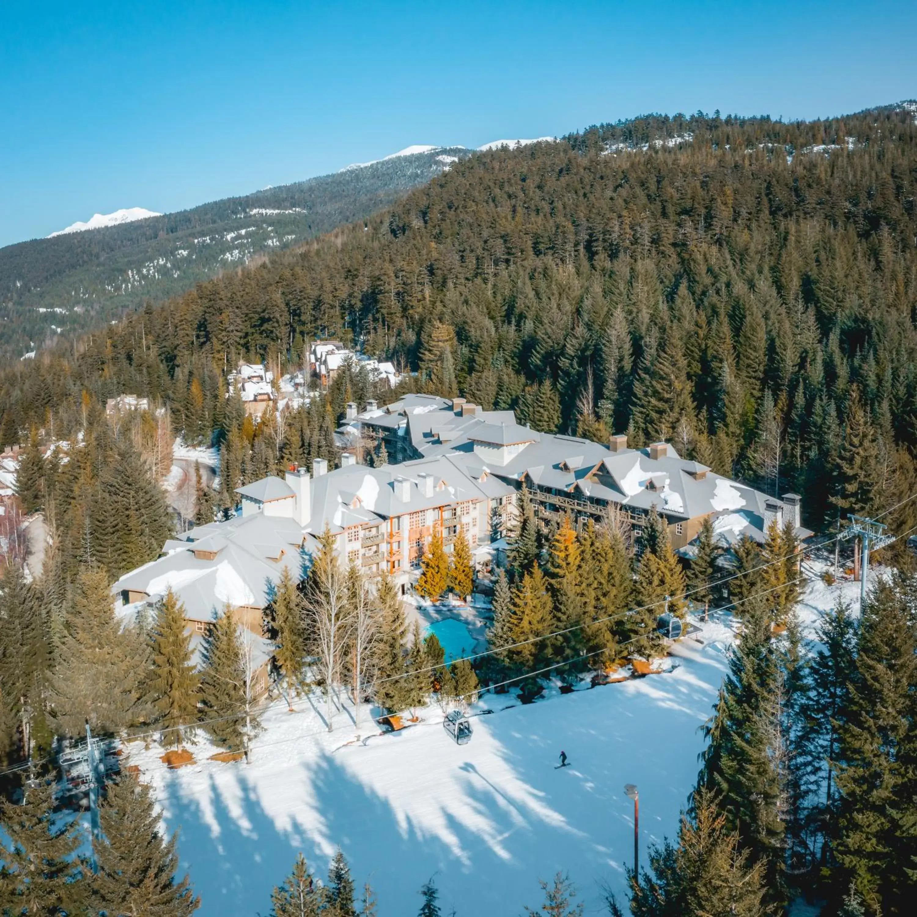 Bird's eye view, Winter in Blackcomb Springs Suites by CLIQUE