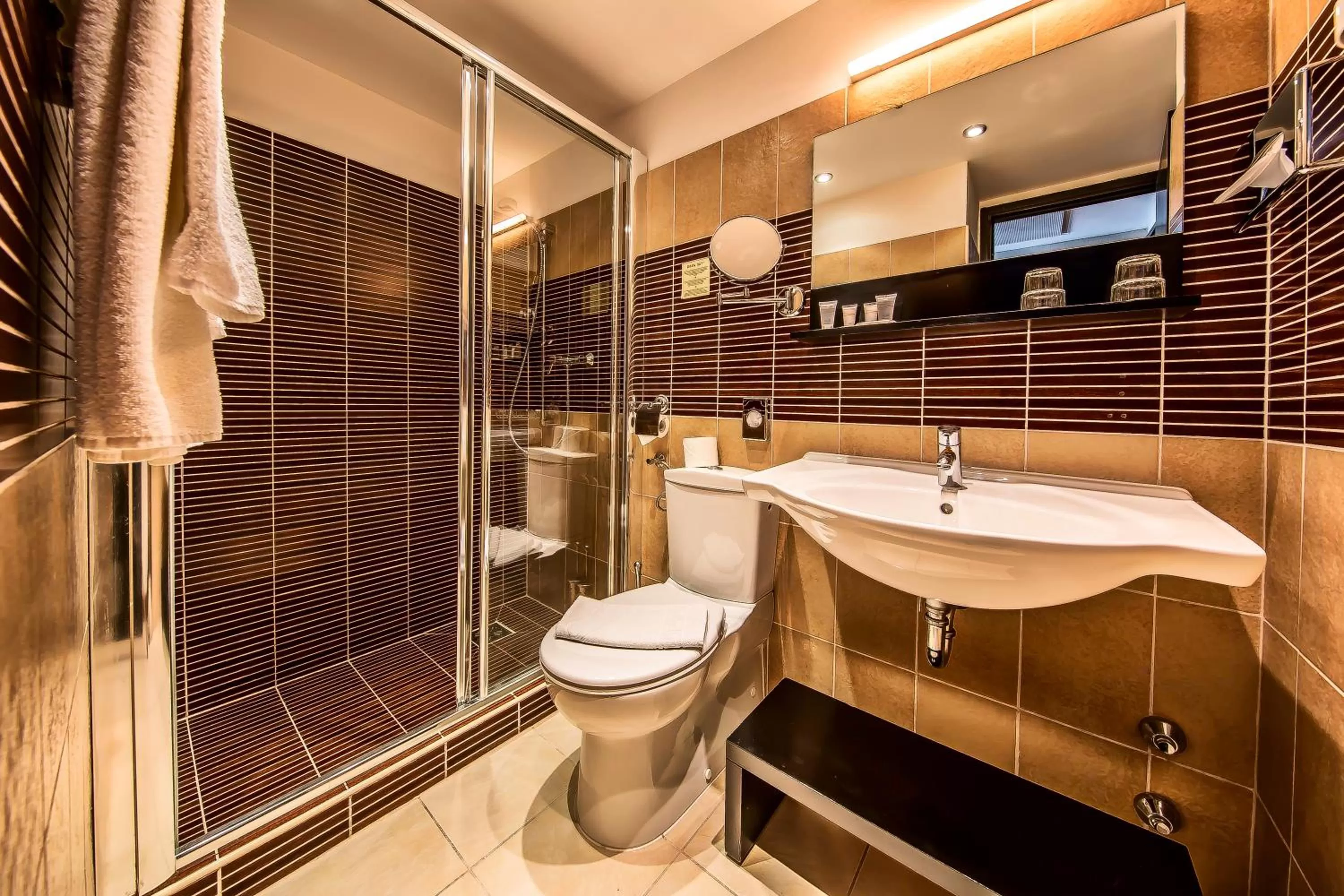 Shower in Charm Hotel Budapest - formerly Boutique Hotel Budapest