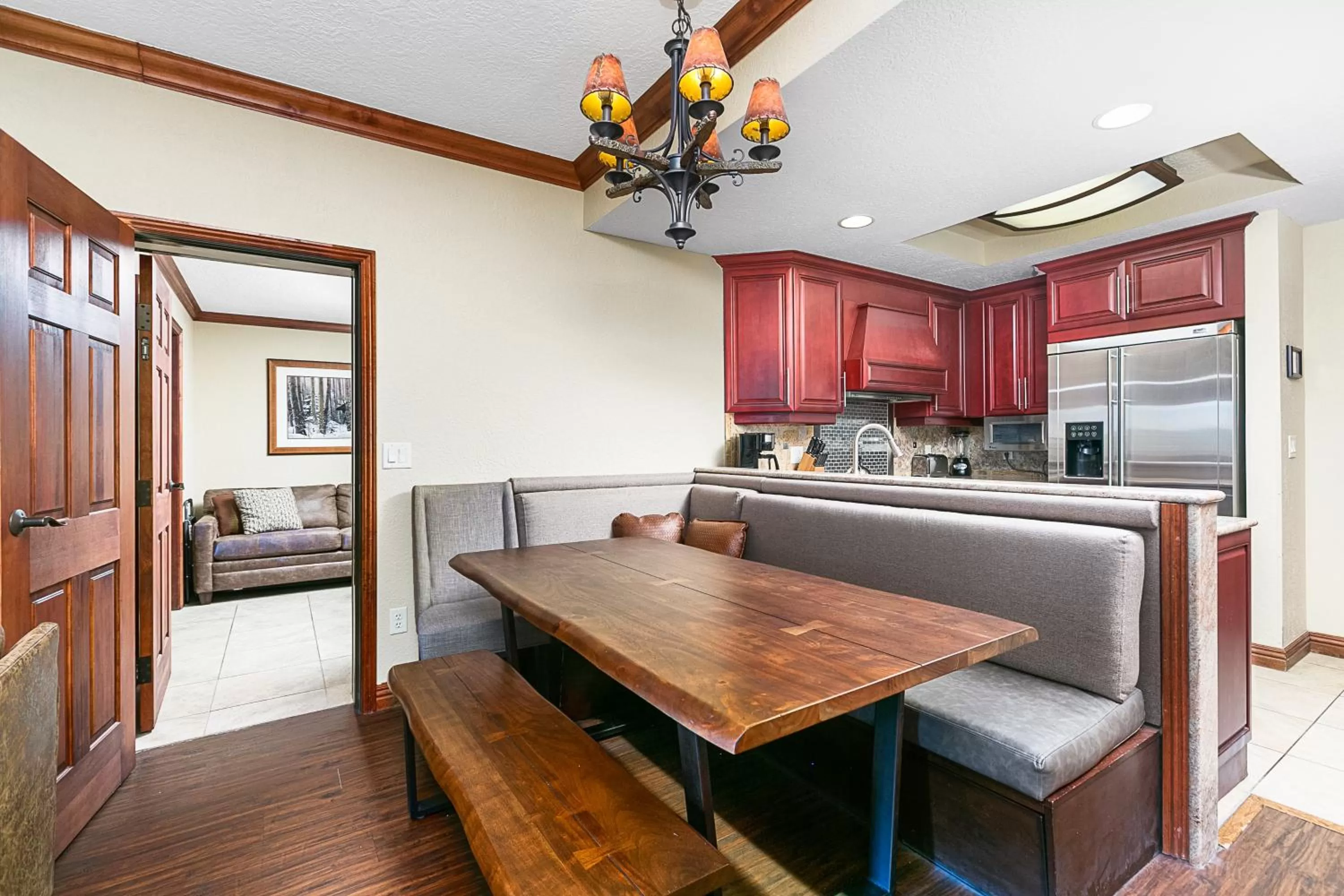 Kitchen/Kitchenette in Condos at Canyons Resort by White Pines