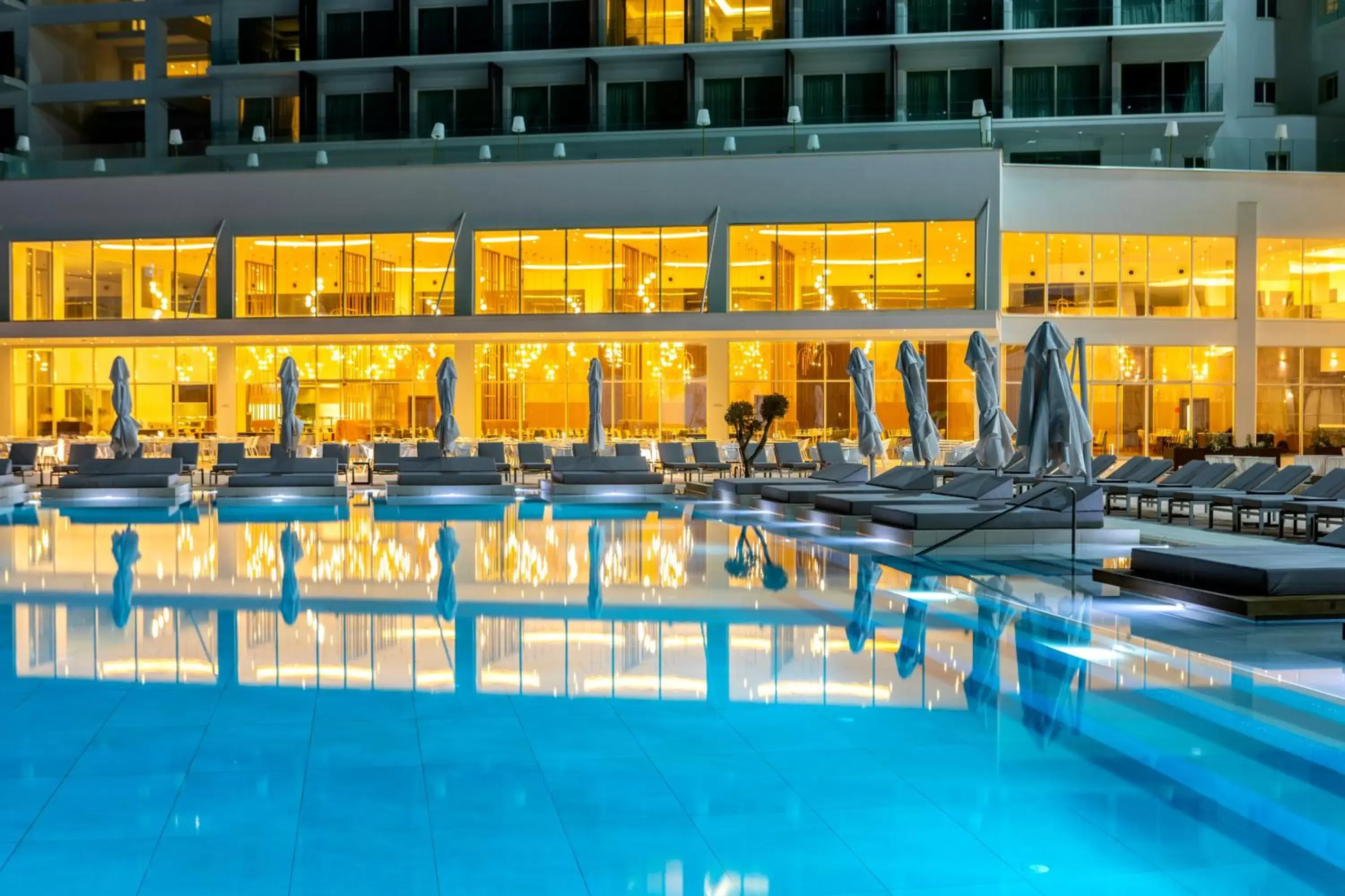 Pool view, Swimming Pool in Chrysomare Beach Hotel & Resort