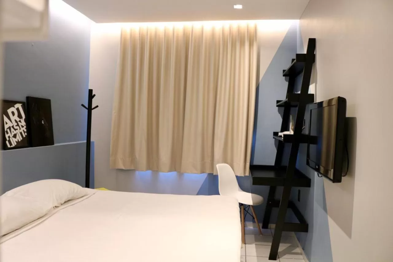 Photo of the whole room, Bed in Fortpraia Hotel