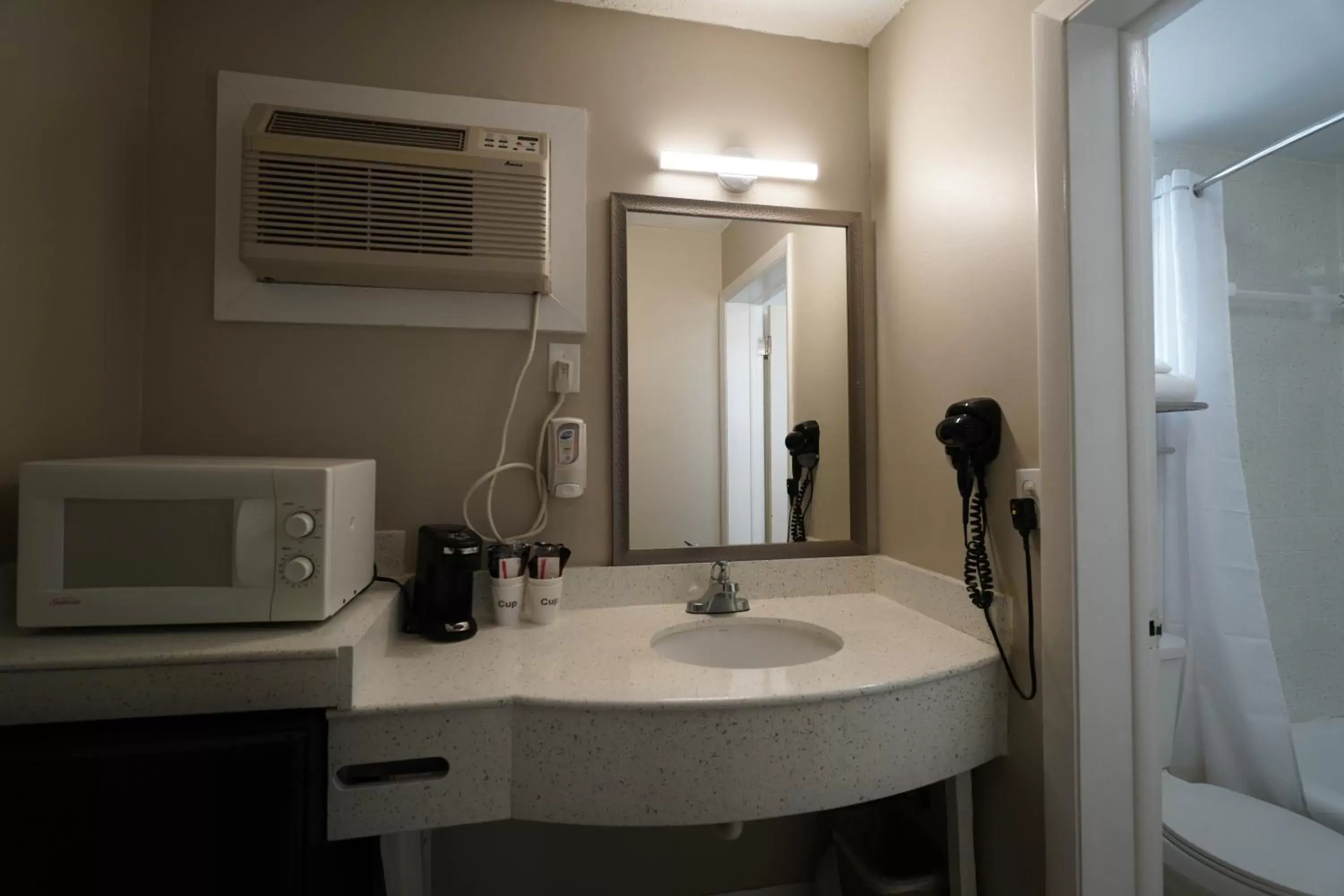 Bathroom in Economy Inn Historic District