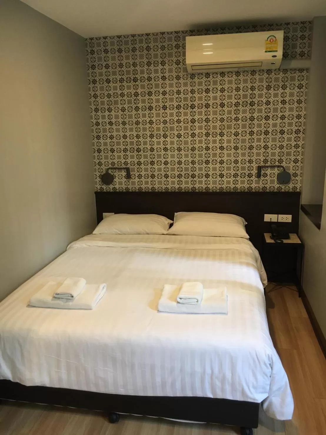 Bed in YWCA Hotel Bangkok