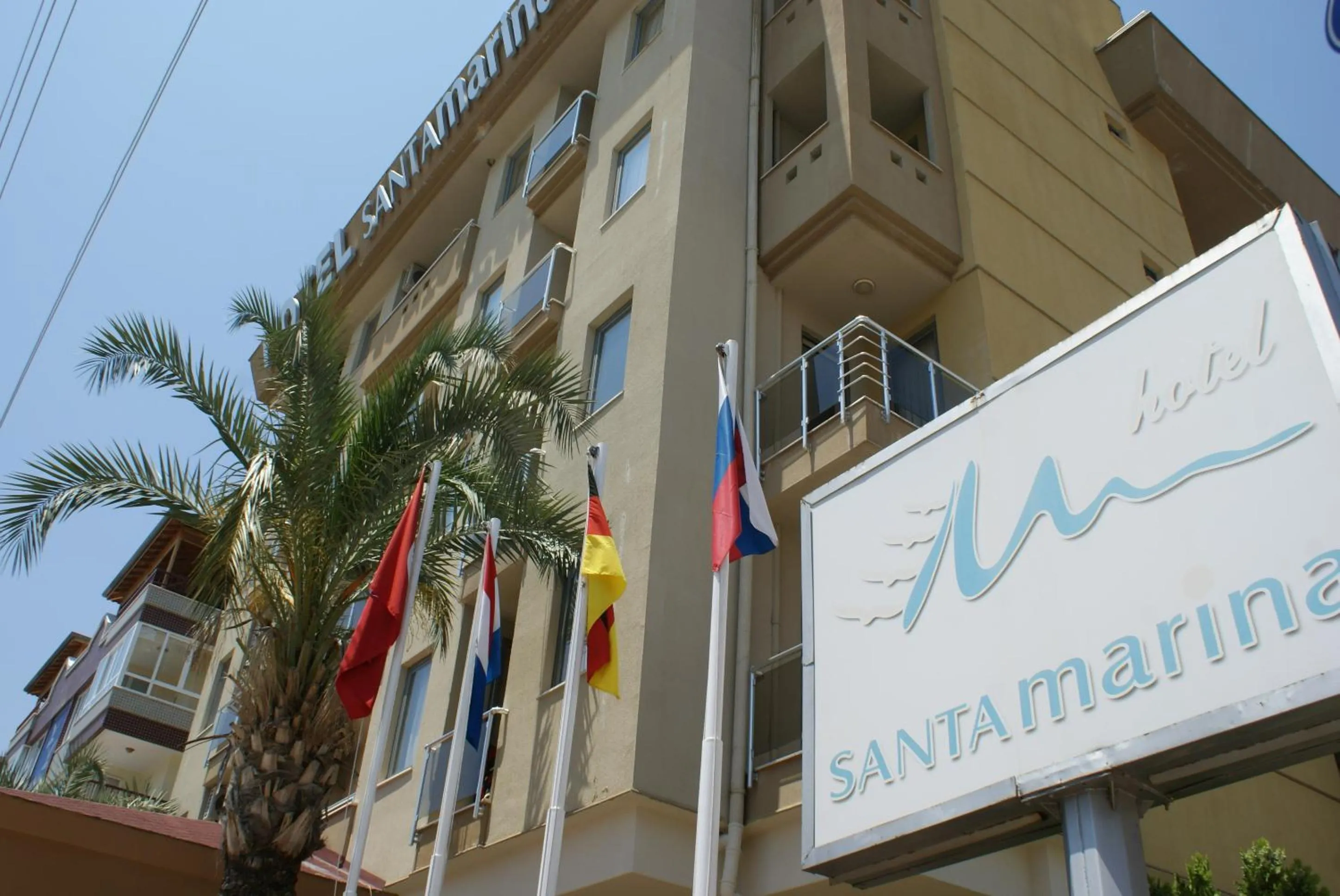 Facade/entrance in Santa Marina Hotel