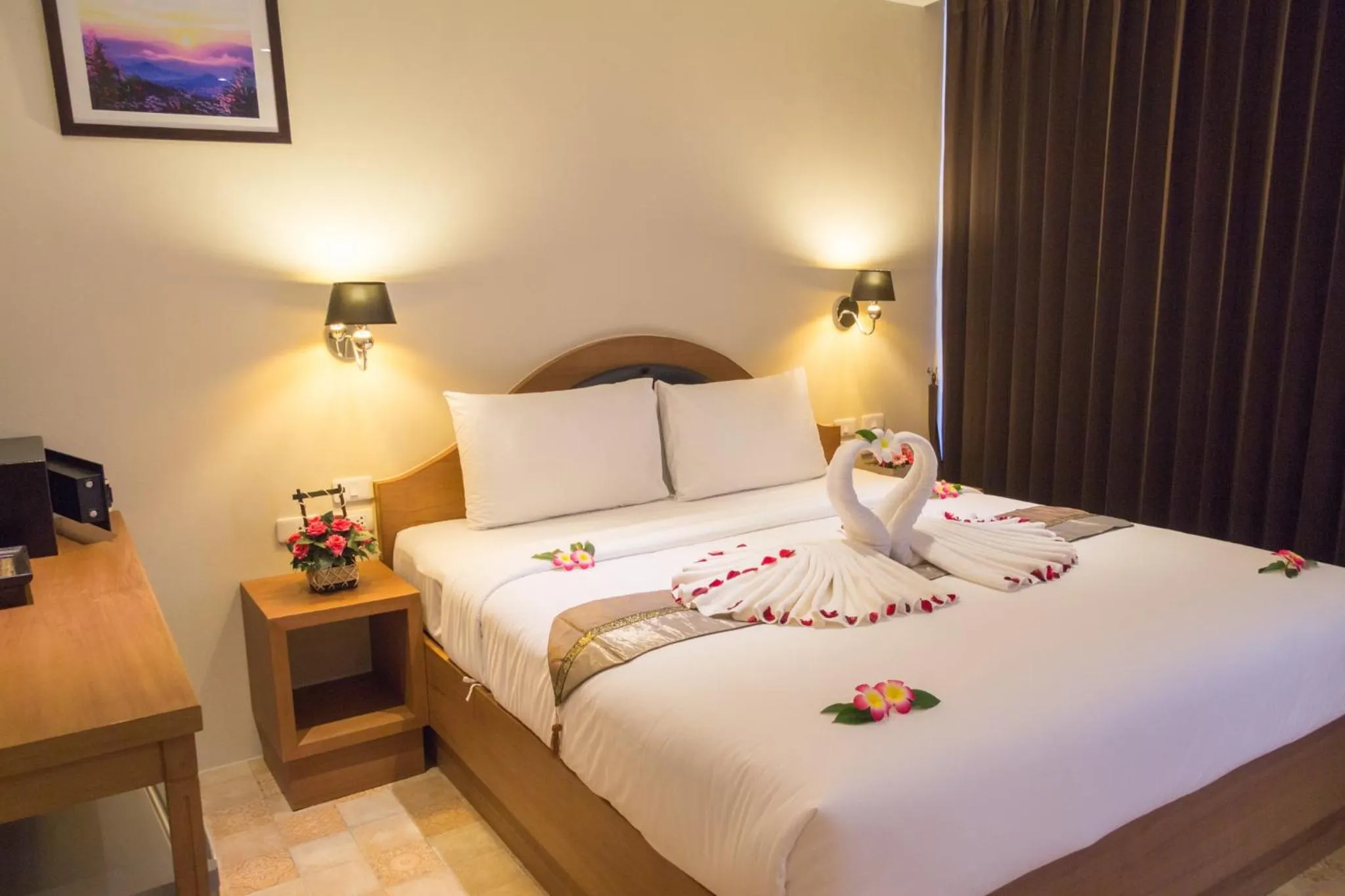 Bed in At Samui Boutique Hotel