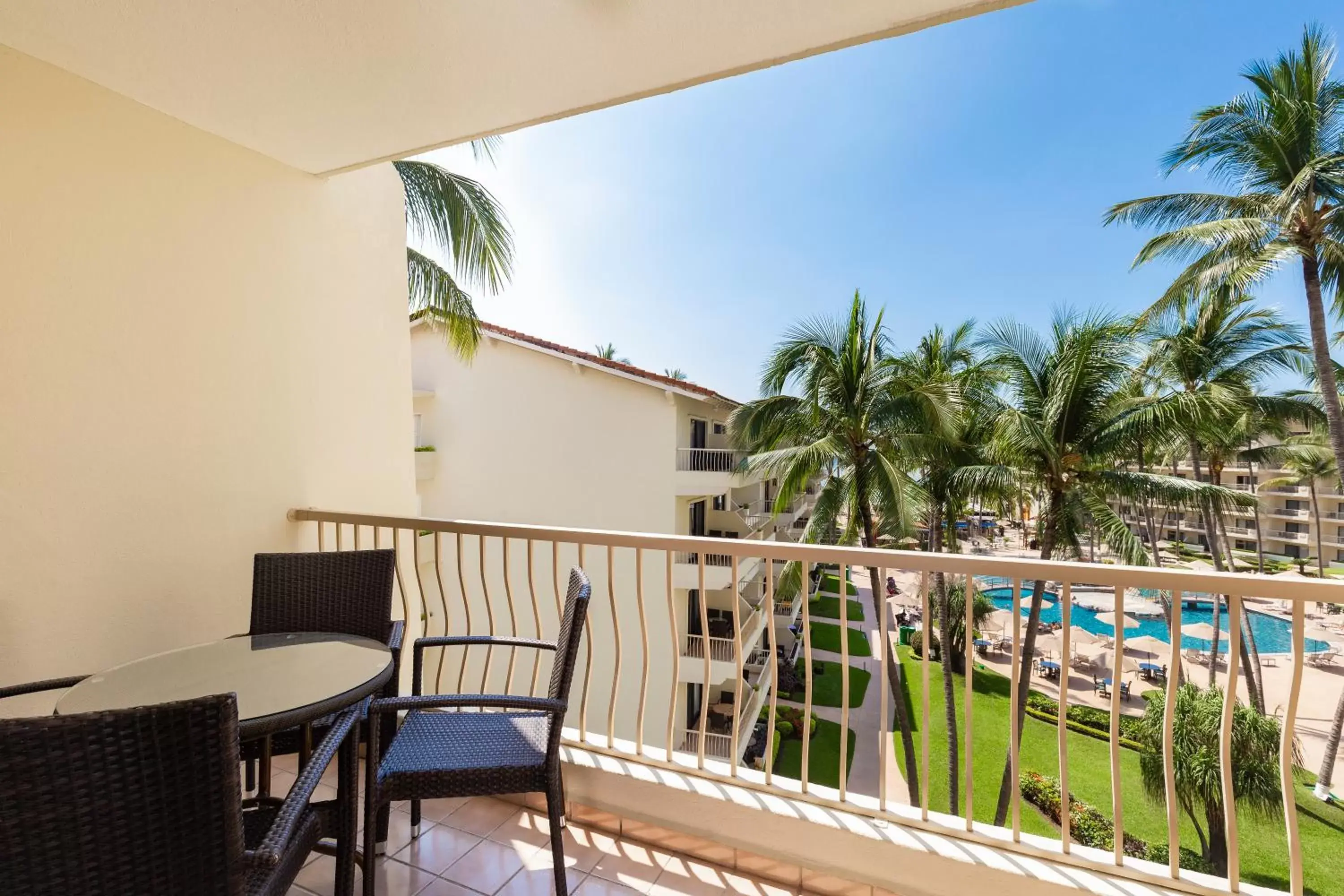 Balcony/Terrace in Villa del Palmar Beach Resort & Spa Puerto Vallarta