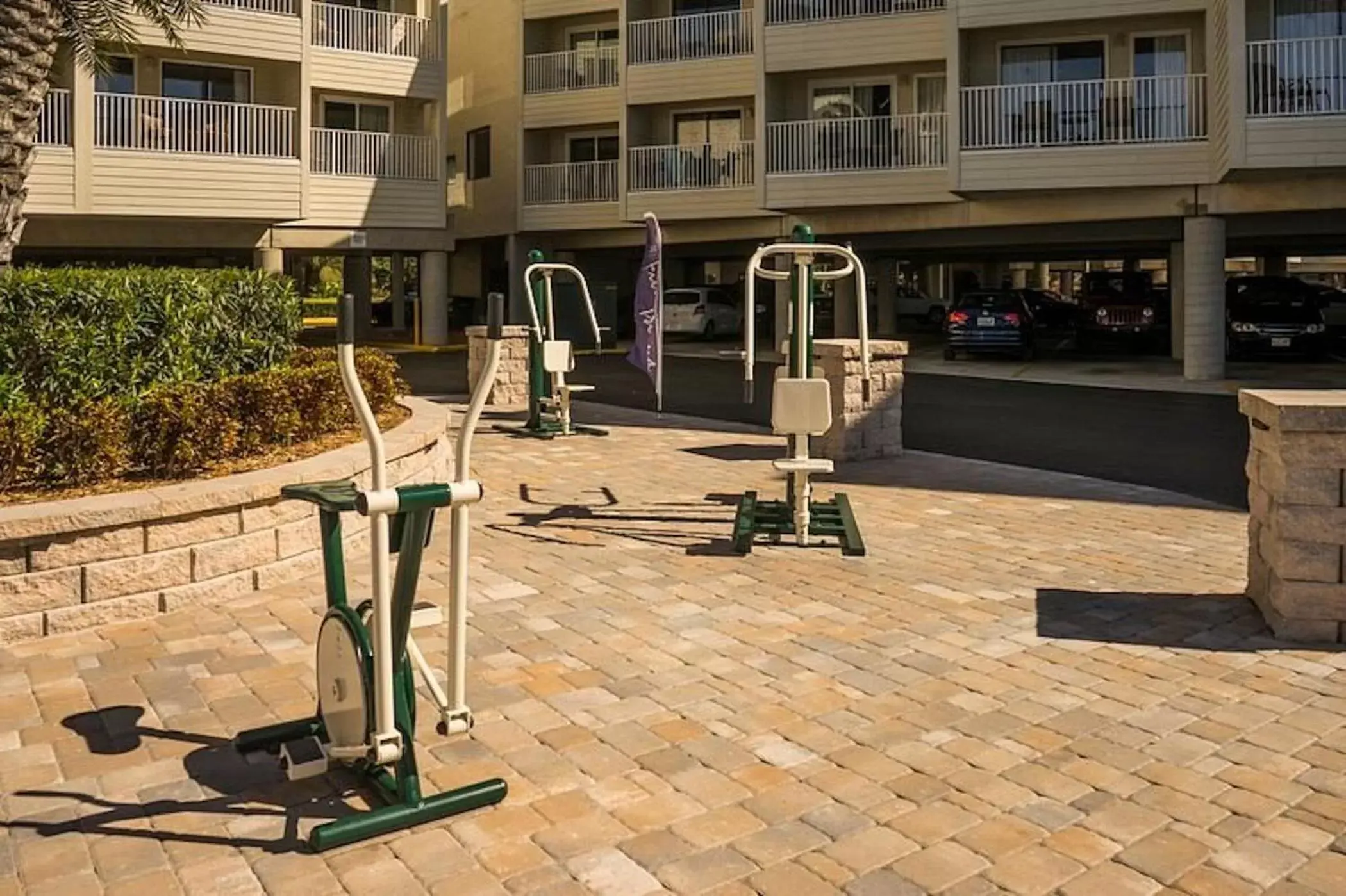 Fitness Center/Facilities in 2 Bed Condo with Balcony Facing Pool and Sunsets!