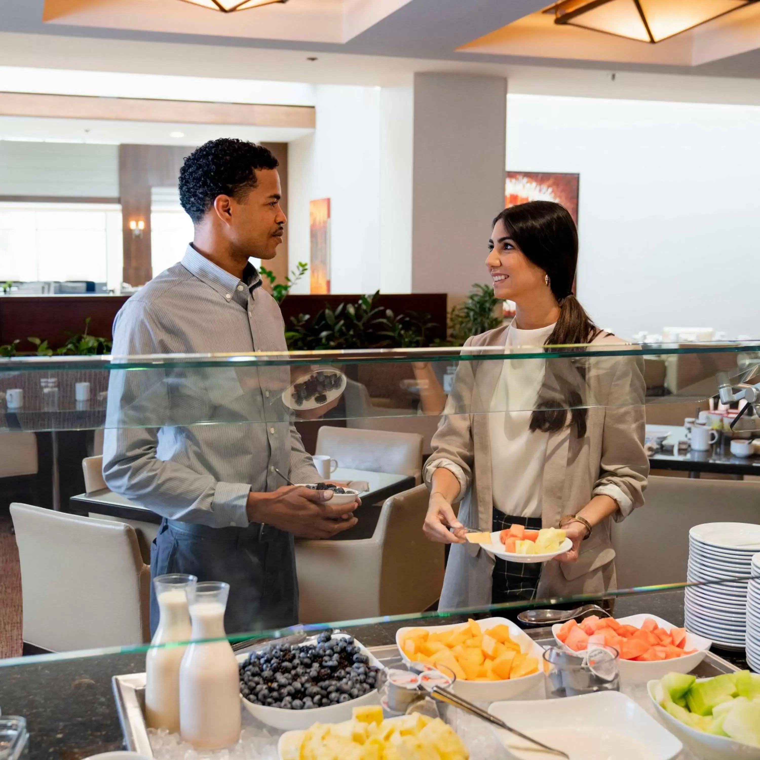 Buffet breakfast in Hyatt Regency Lisle near Naperville Buffet breakfast in Hyatt Regency Lisle near Naperville