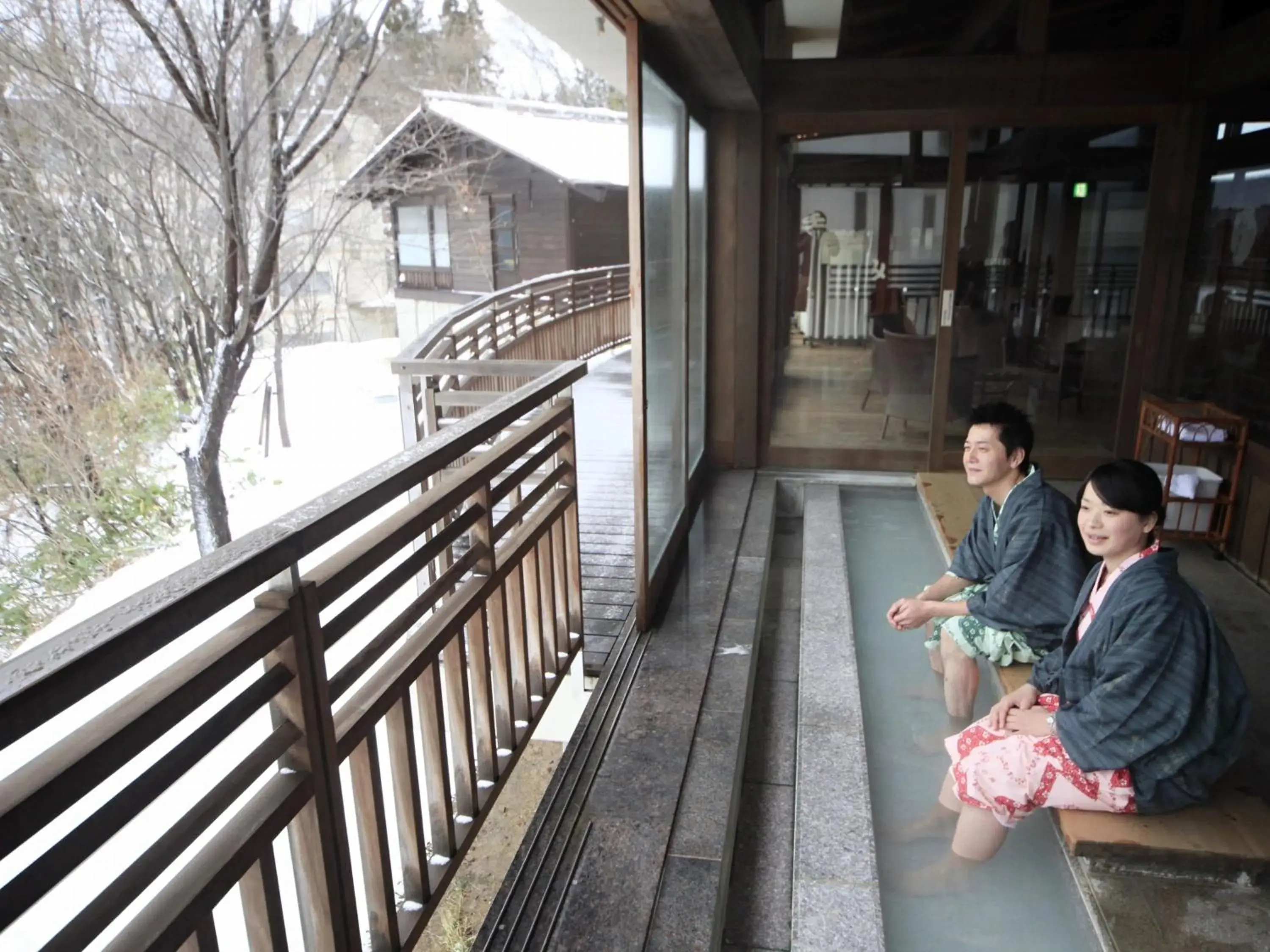 Area and facilities, Balcony/Terrace in Zao Kokusai Hotel