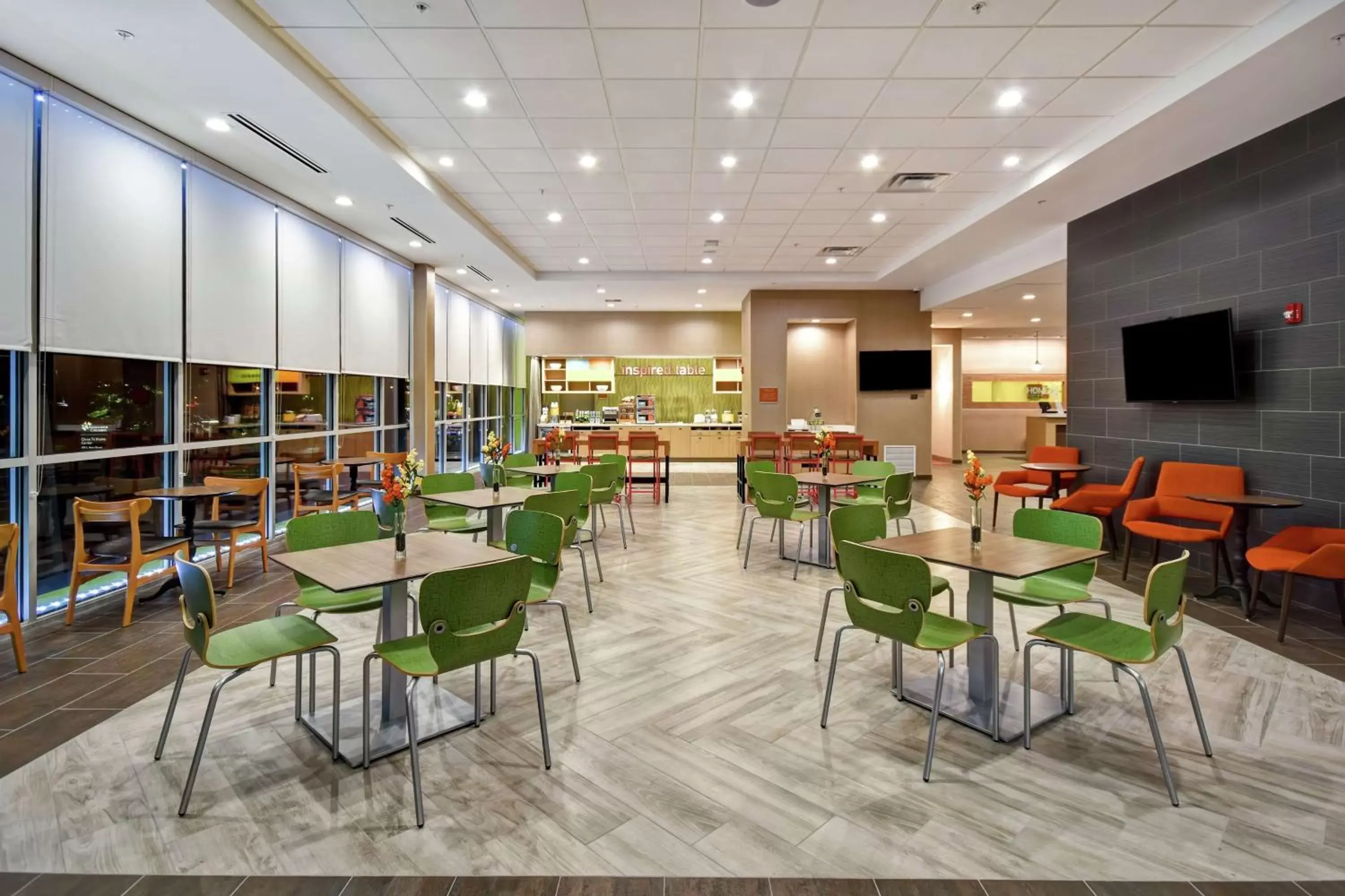 Lobby or reception, Restaurant/Places to Eat in Home2 Suites By Hilton Columbus Downtown