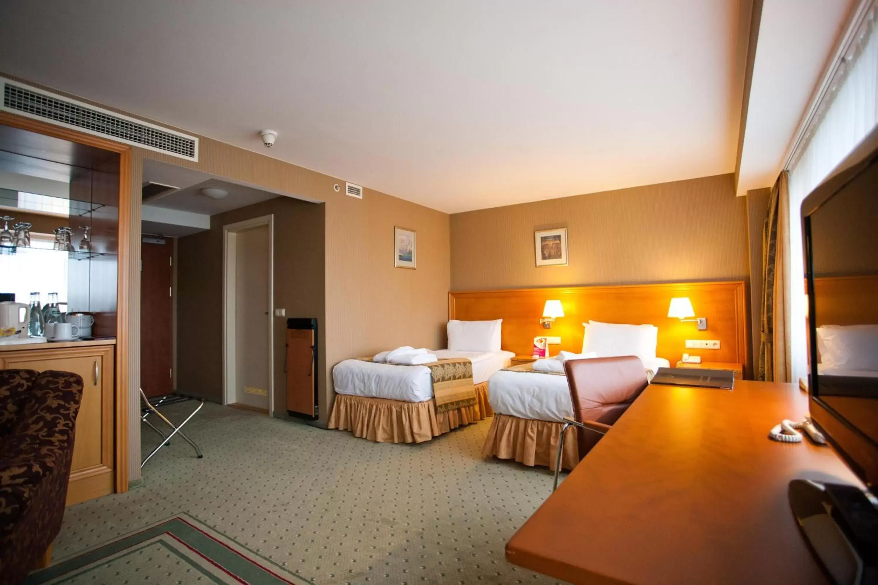 Photo of the whole room, Bed in VILNIUS PARK PLAZA HOTEL, Restaurant, Bar, Conference & Banquet Center