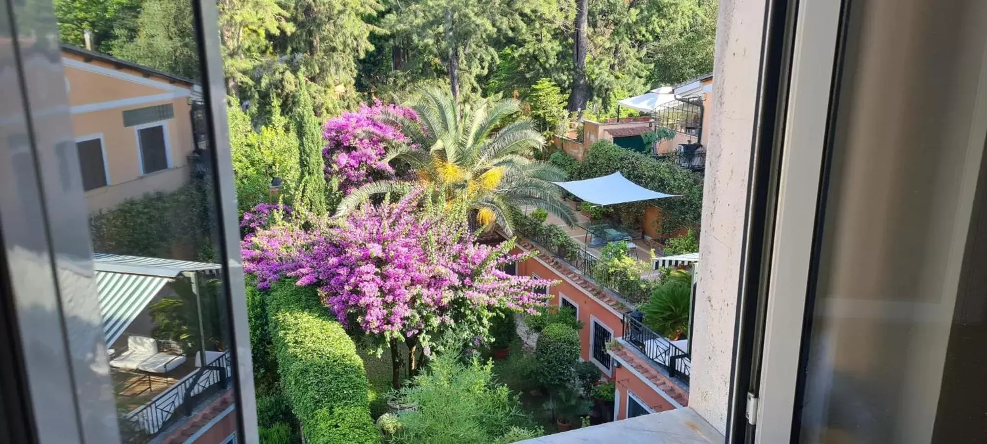 Spring, View in Villa Riari Garden