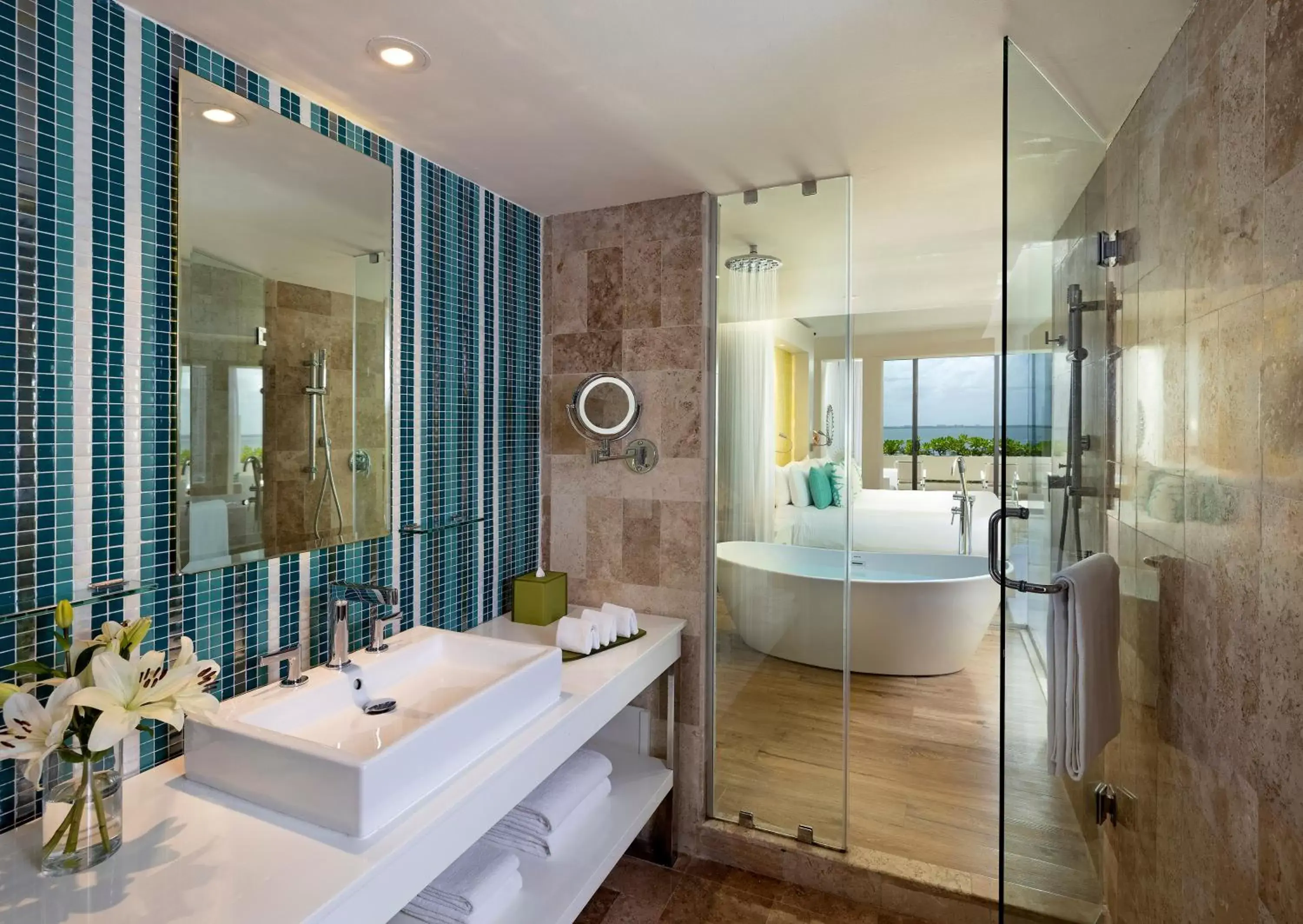 Bathroom in Paradisus Cancun All Inclusive