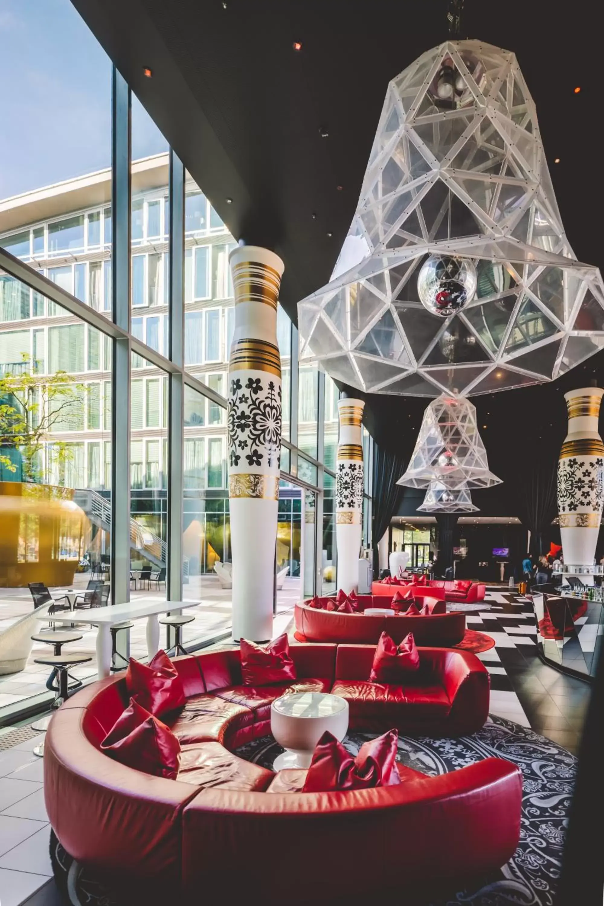 Lobby or reception in Kameha Grand Bonn Lobby or reception in Kameha Grand Bonn