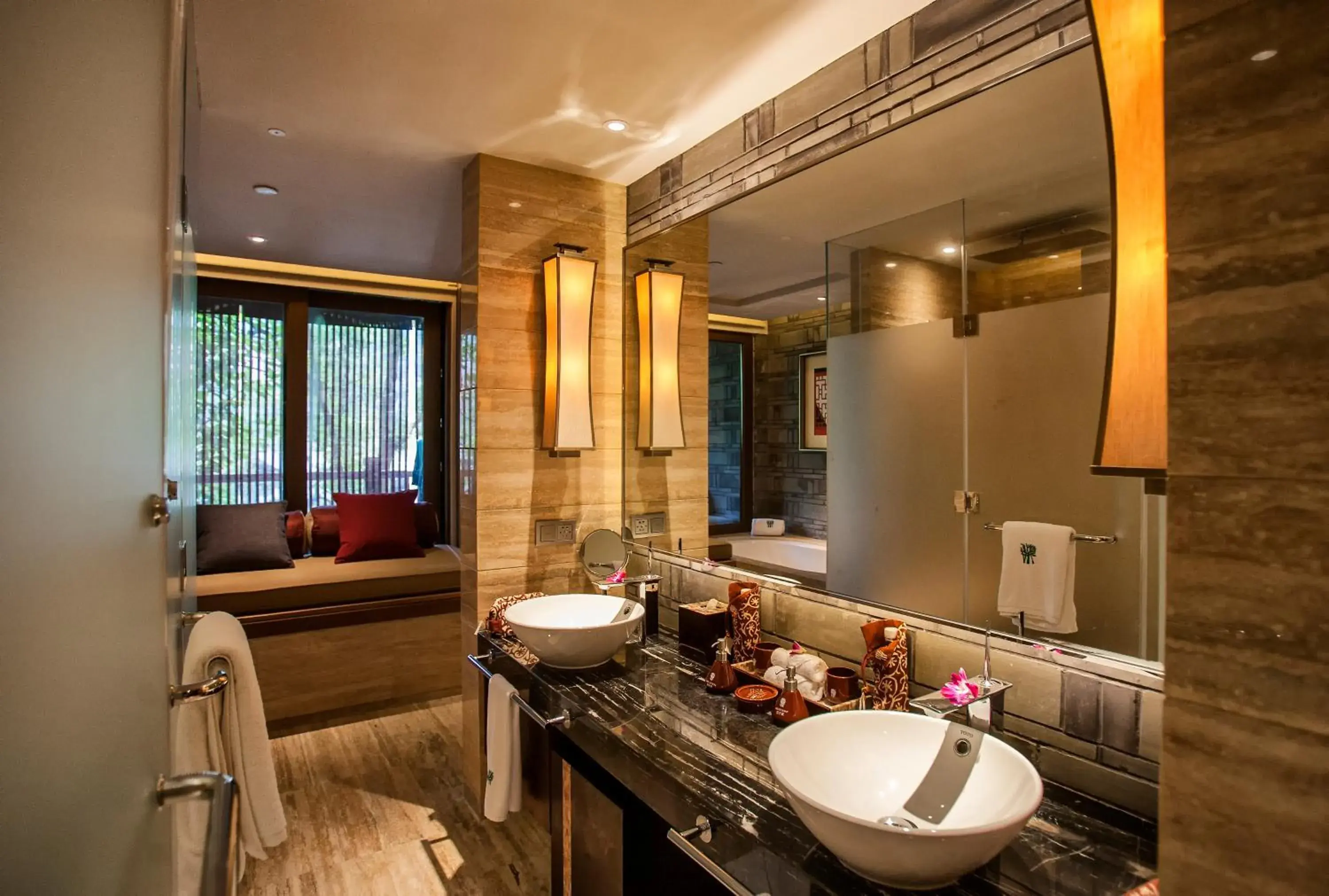 Bathroom in Banyan Tree Chongqing Beibei