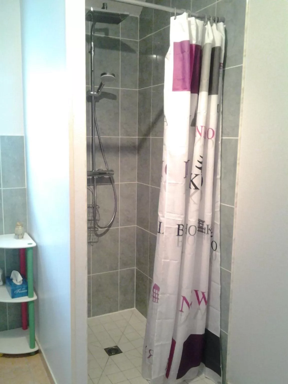 Shower, Bathroom in La Parisière