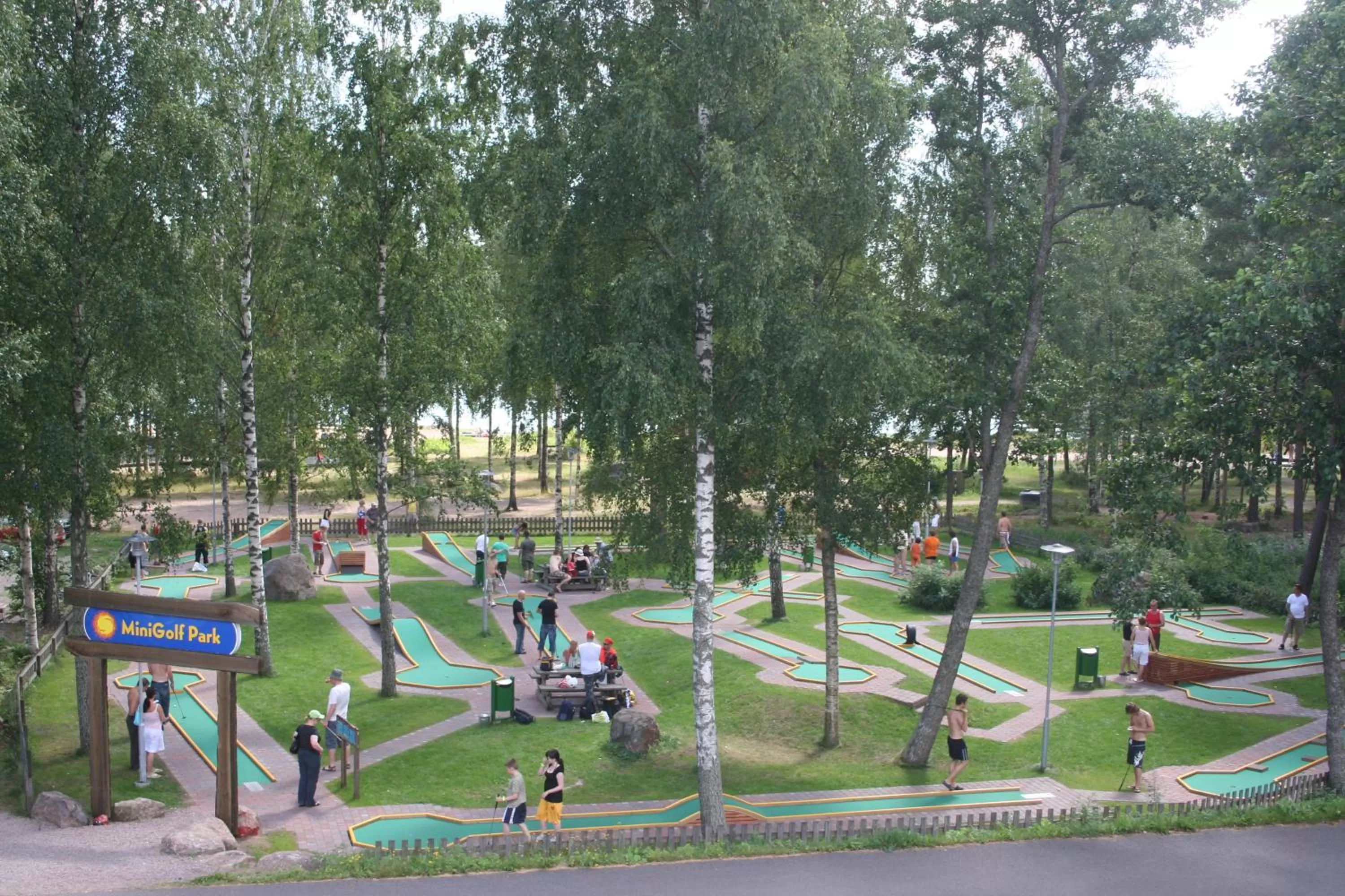 Minigolf in Santalahti Resort Cottages & Villas