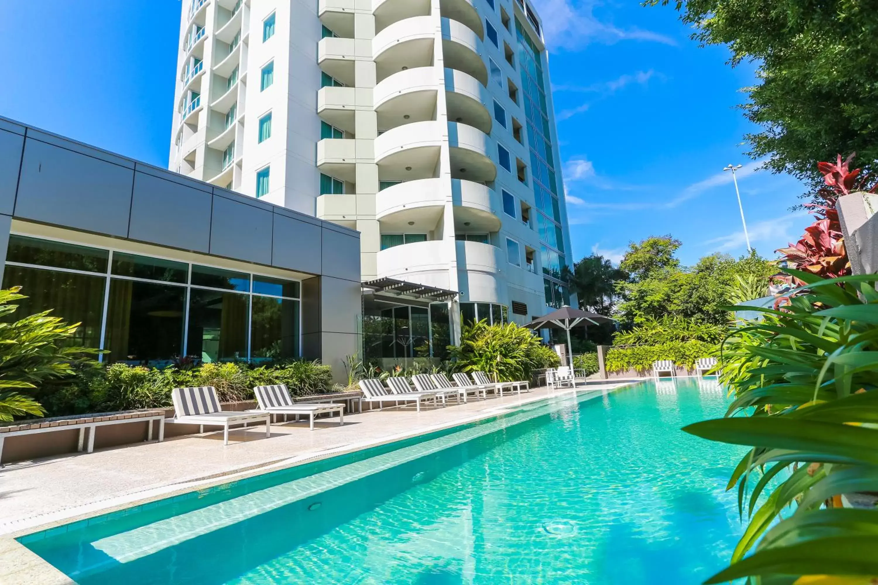 Property building, Swimming Pool in The Point Brisbane Hotel