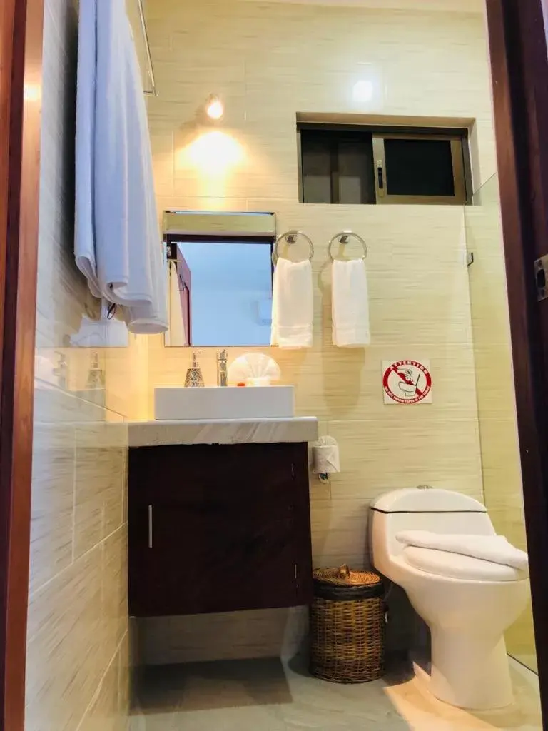 Bathroom in Hotel Ko'ox Wenne