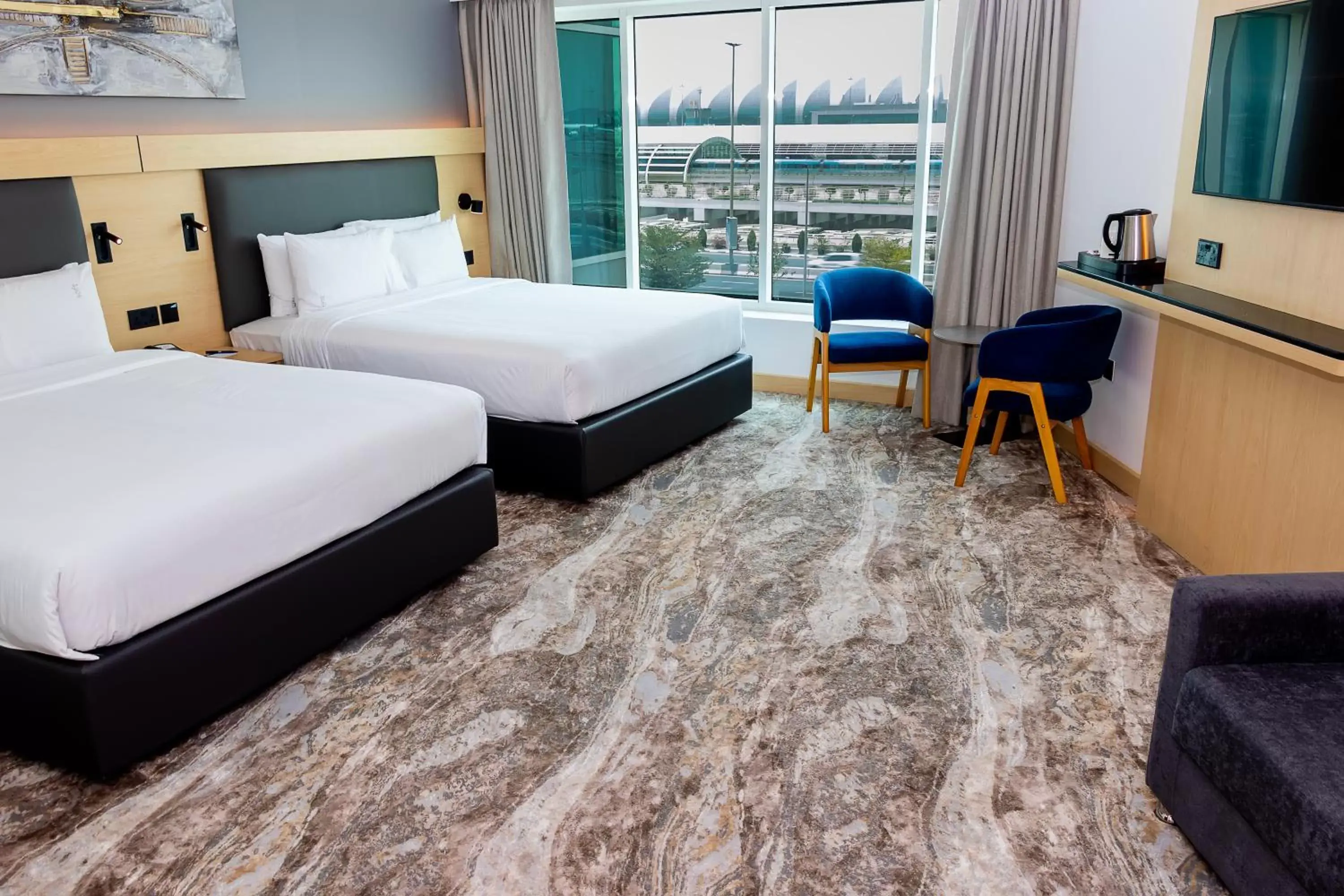 Bedroom in Holiday Inn Express Dubai Airport, an IHG Hotel