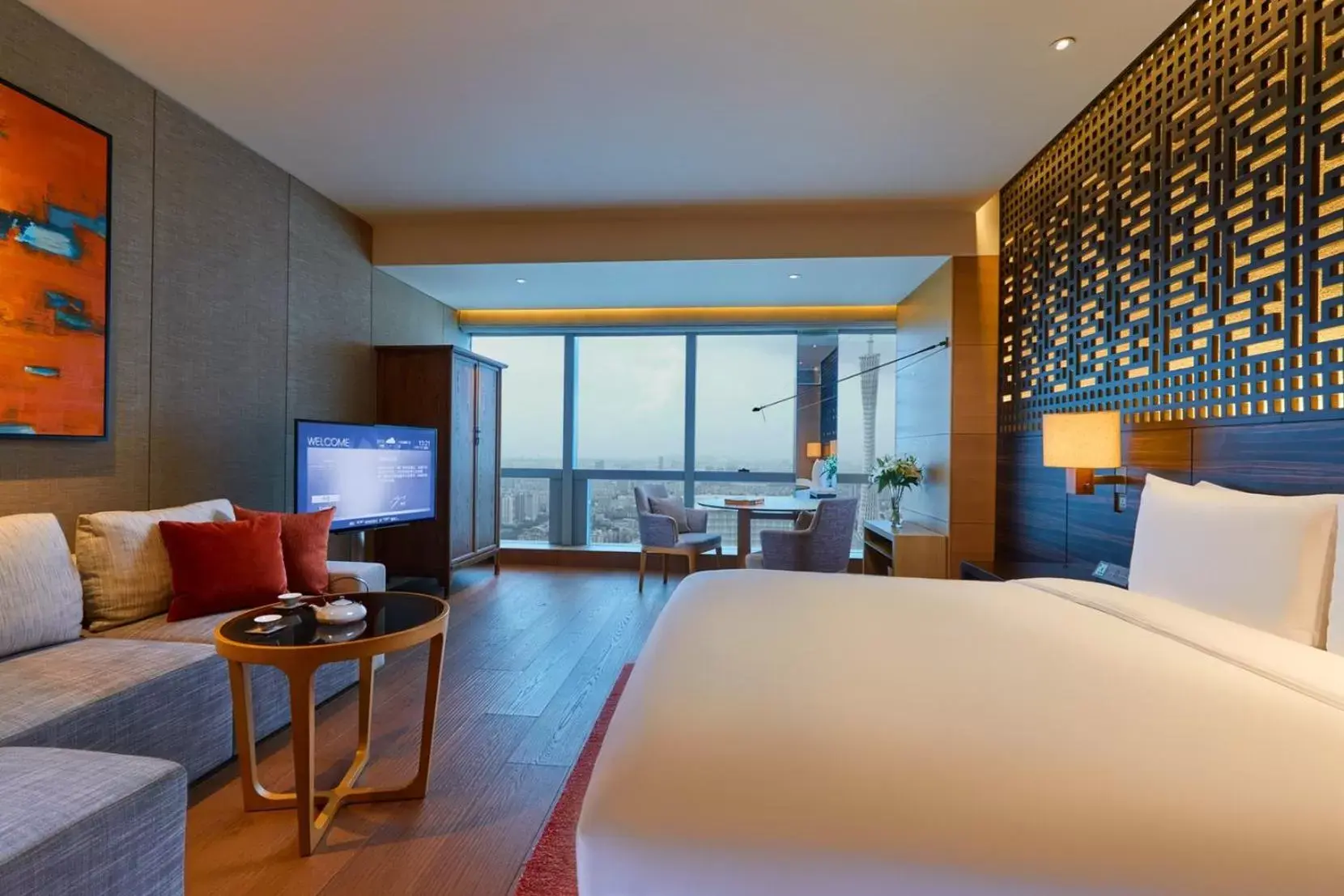 Photo of the whole room in Park Hyatt Guangzhou - Free Shuttle Bus To Canton Fair Complex During Canton Fair Period